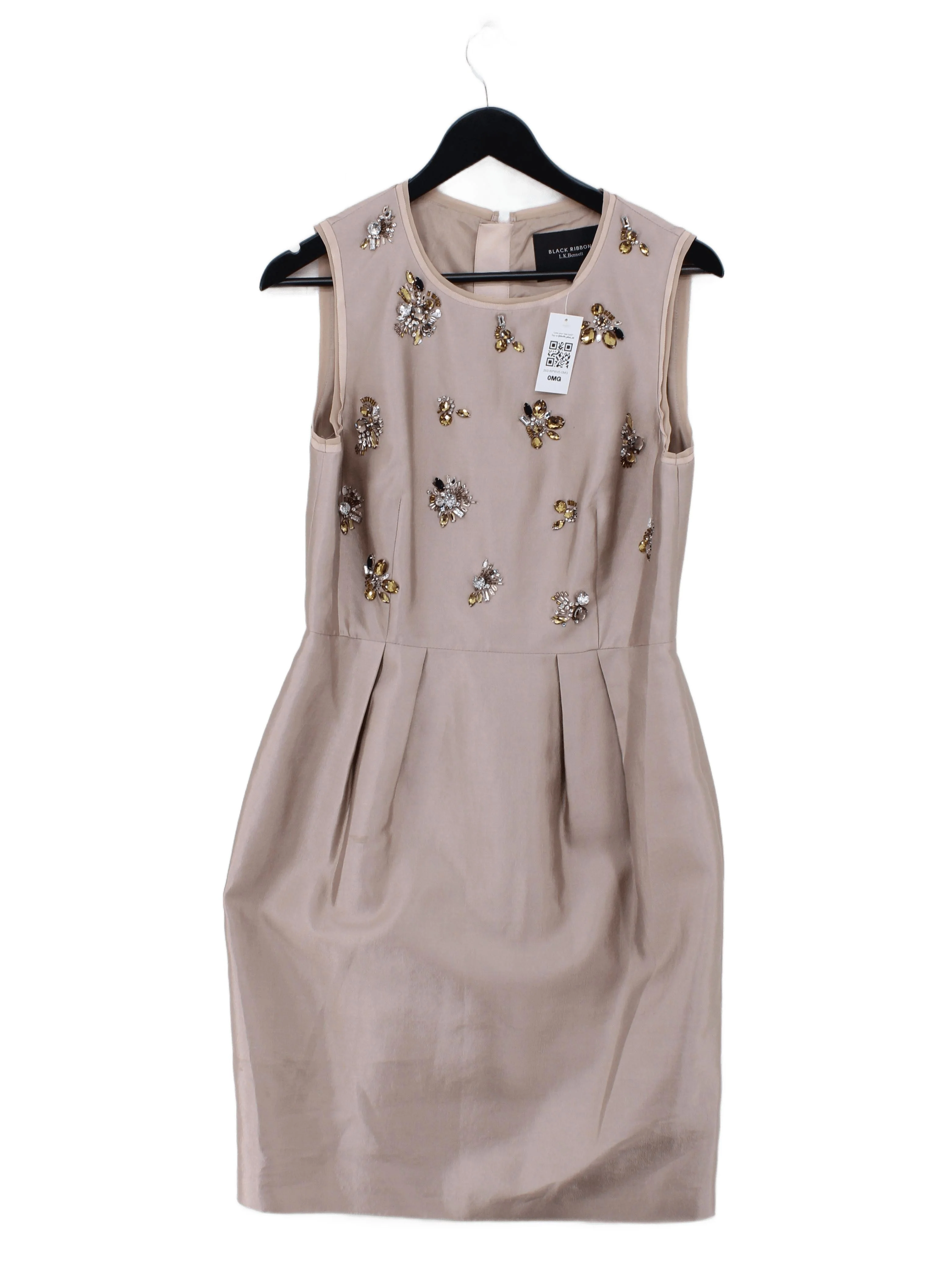 L.K. Bennett T-Shirt Midi Dress UK14 in Cream