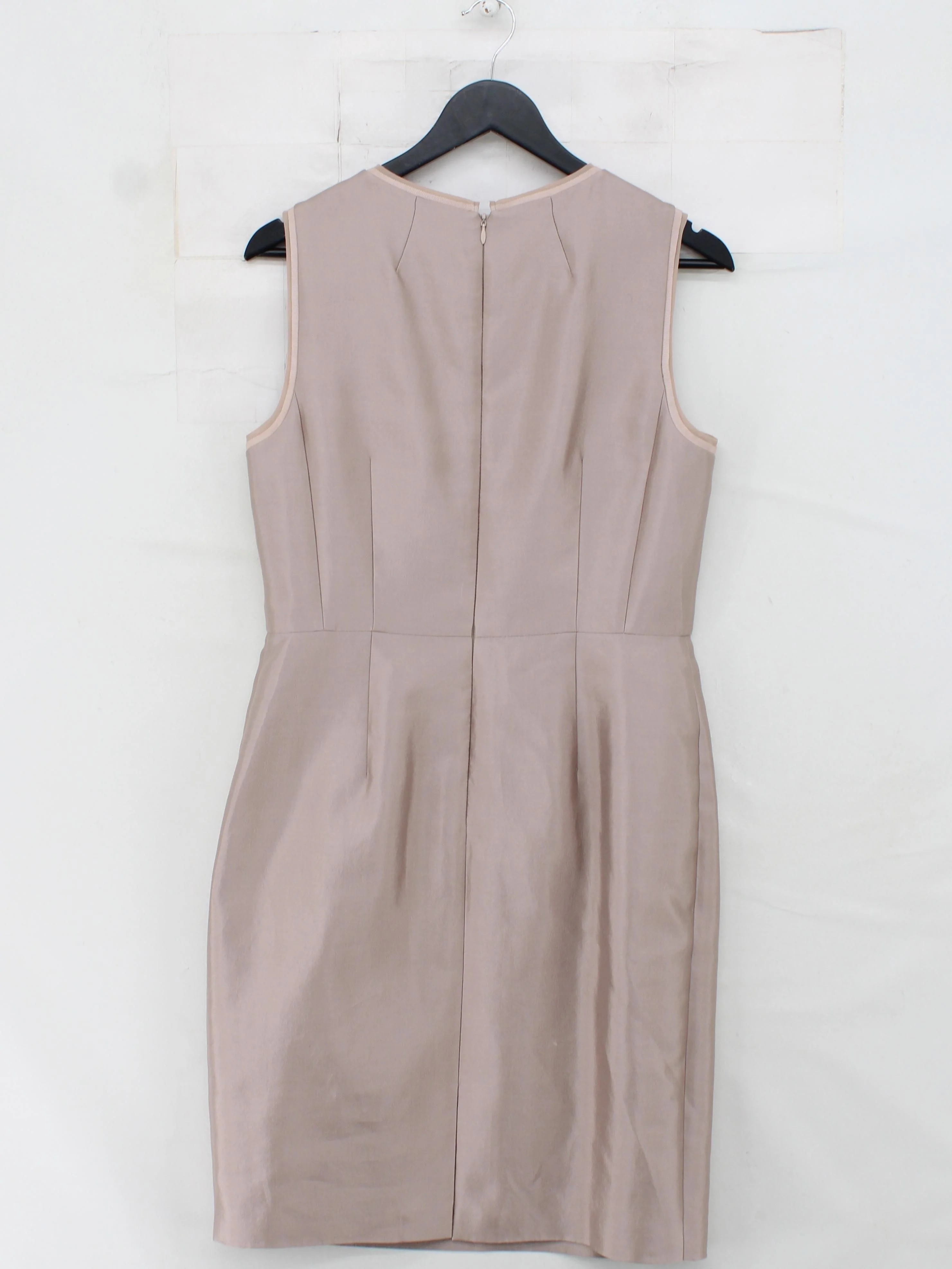 L.K. Bennett T-Shirt Midi Dress UK14 in Cream - Image 2