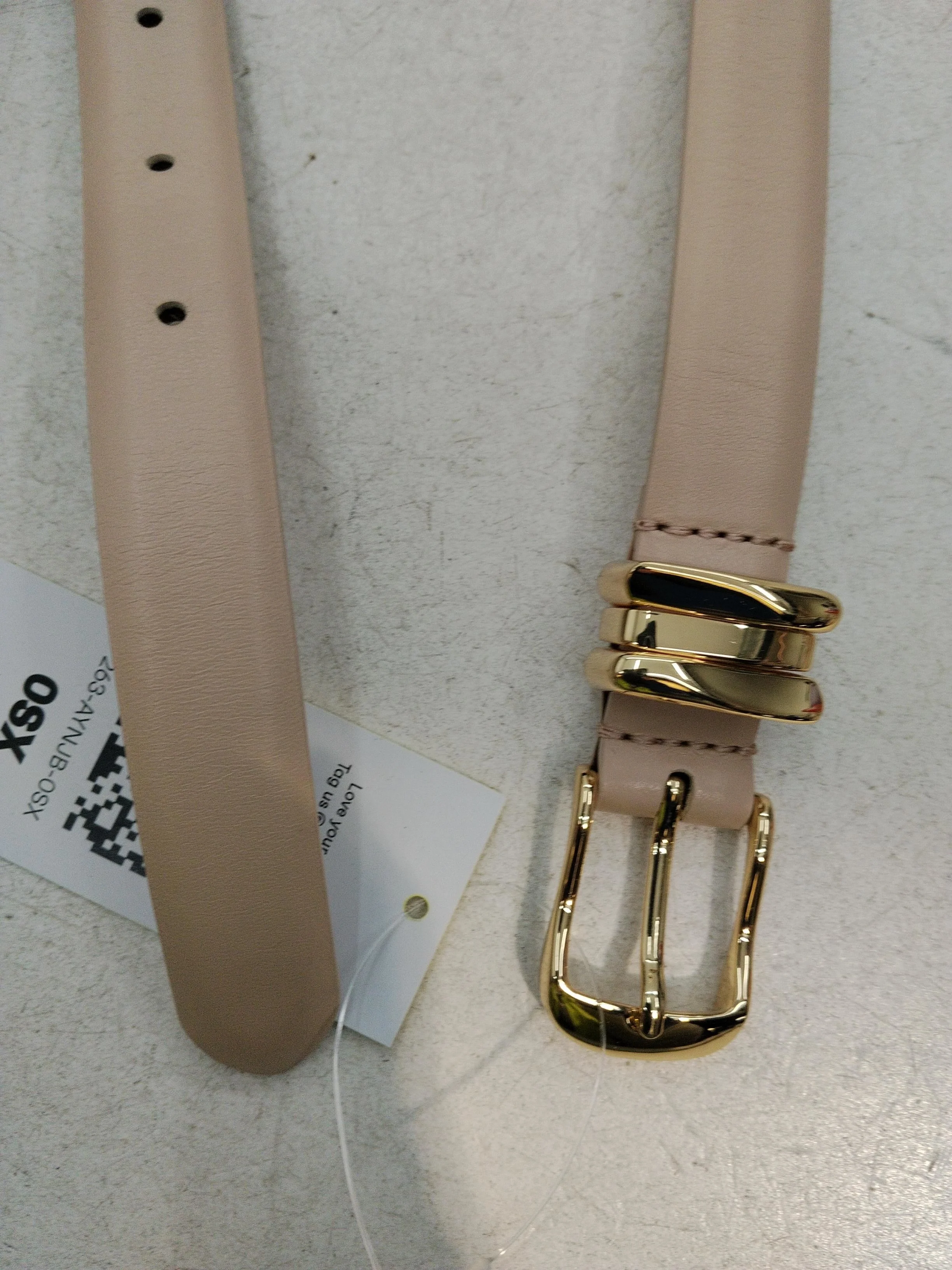 L.K. Bennett Women's Belt M Tan 100% Leather Basic Belt - Image 3
