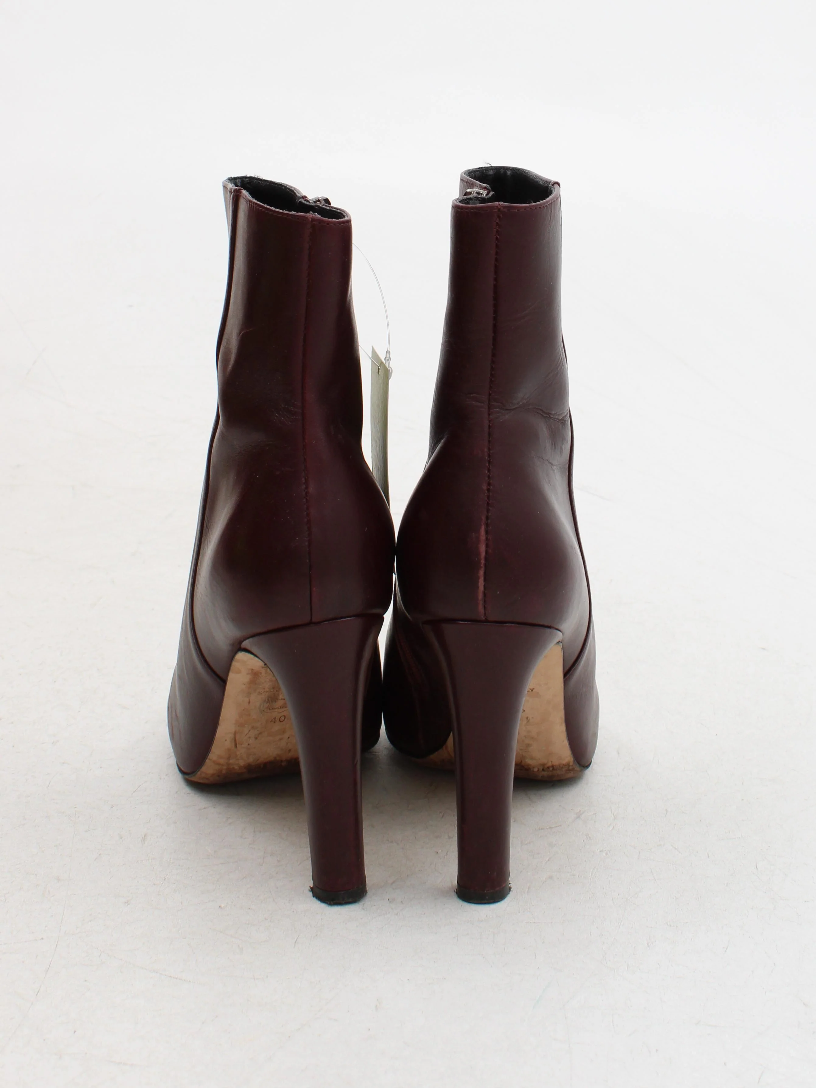 L.K. Bennett Women's Boots UK 6.5 Brown 100% Leather Combat - Image 3