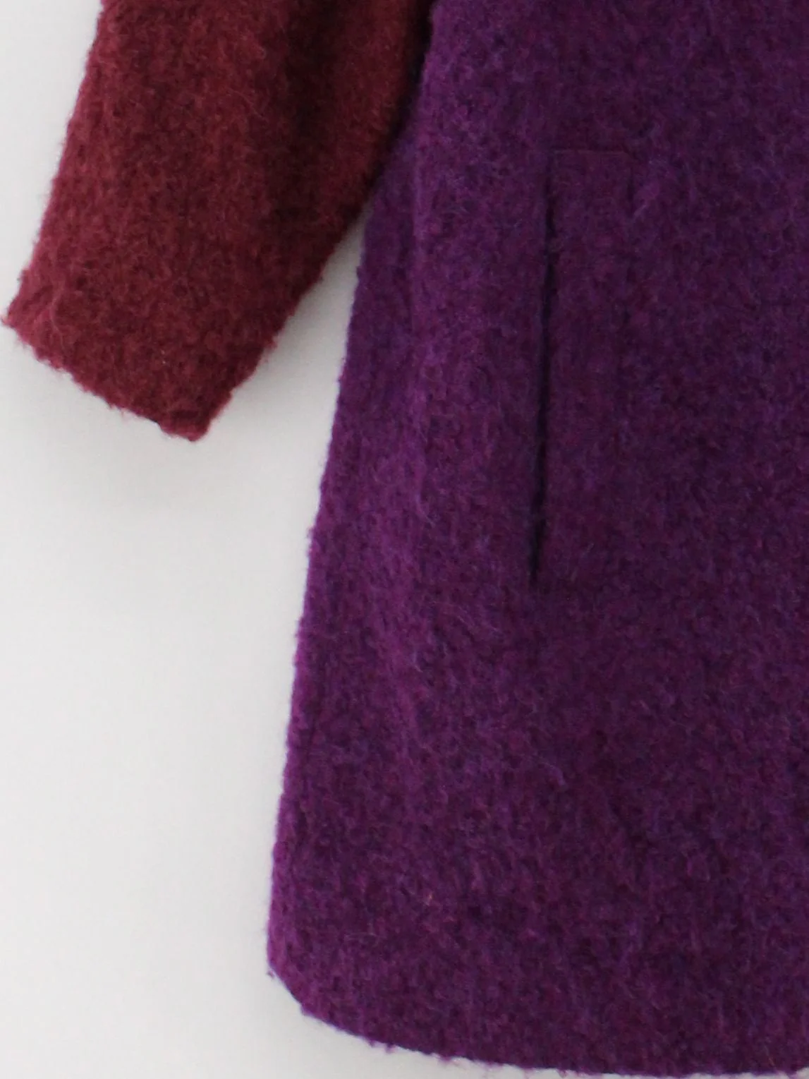 L.K. Bennett Women's Coat UK 12 Purple Wool - Image 4