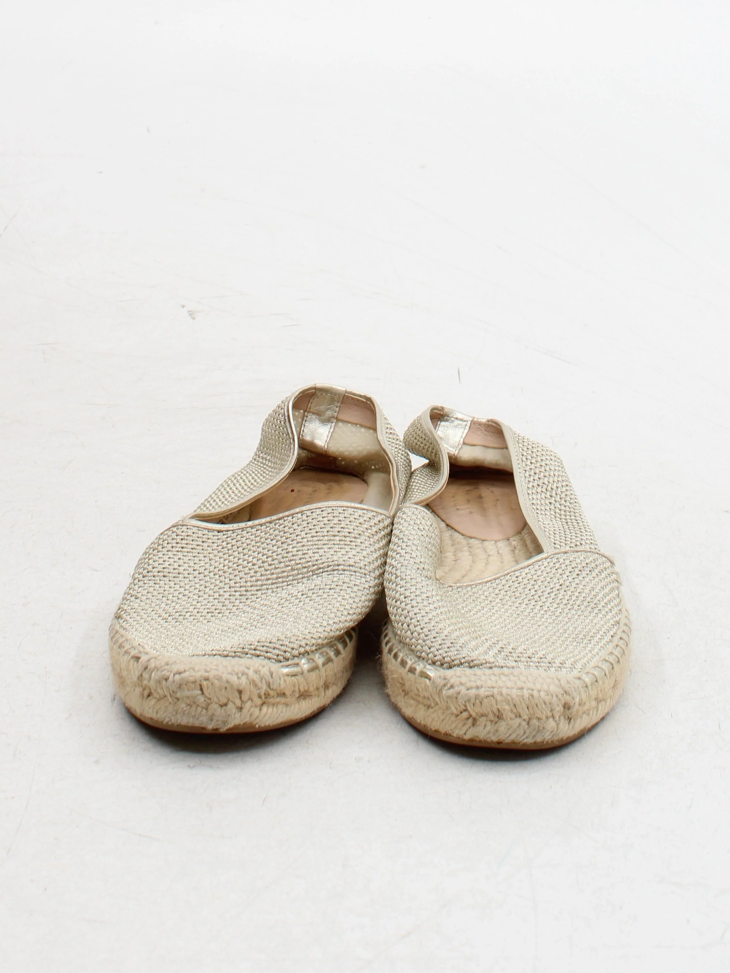 L.K. Bennett Women's Flat Shoes UK 6.5 Gold 100% Other Ballet - Image 2