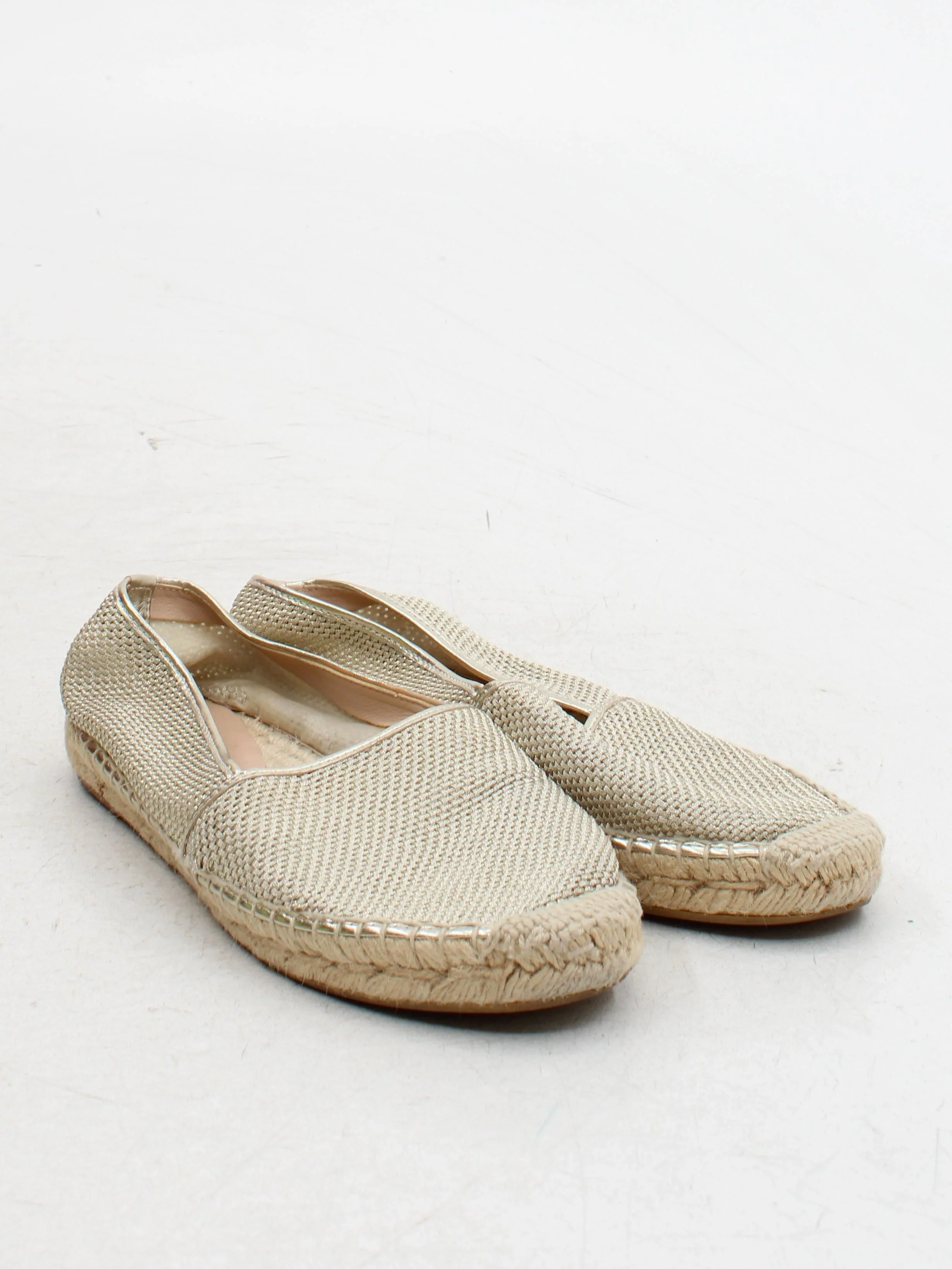 L.K. Bennett Women's Flat Shoes UK 6.5 Gold 100% Other Ballet - Image 4