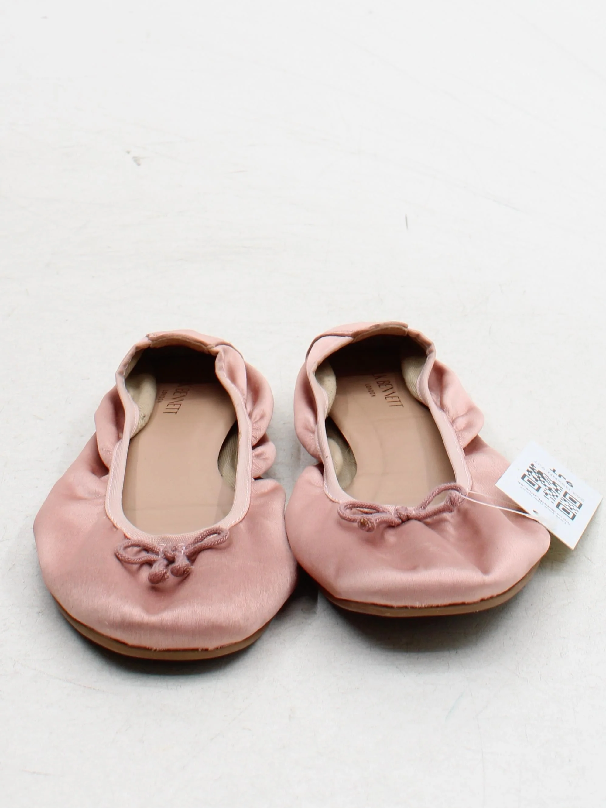 L.K. Bennett Women's Flat Shoes UK 6.5 Pink 100% Polyester Ballet - Image 2
