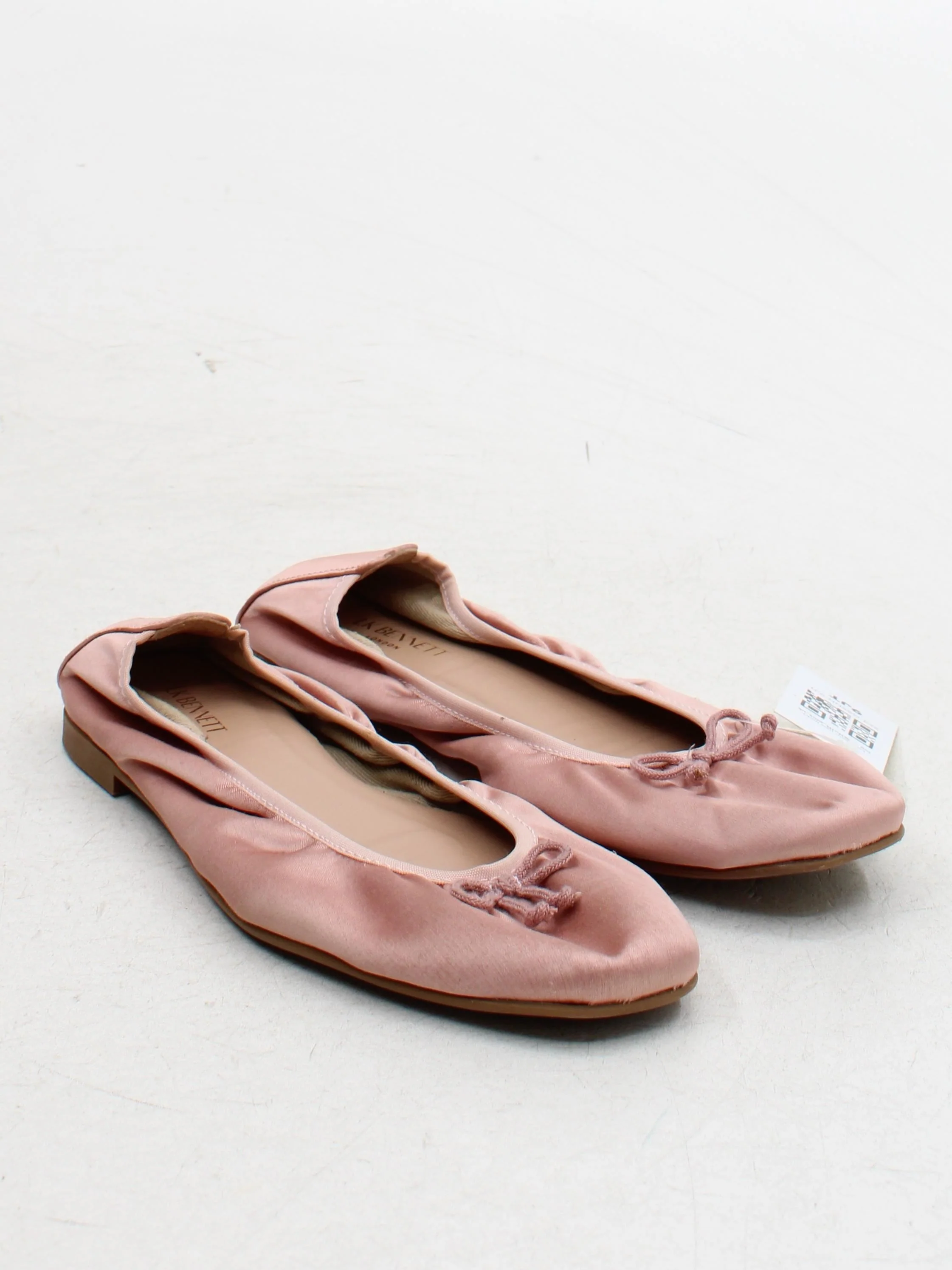 L.K. Bennett Women's Flat Shoes UK 6.5 Pink 100% Polyester Ballet - Image 4