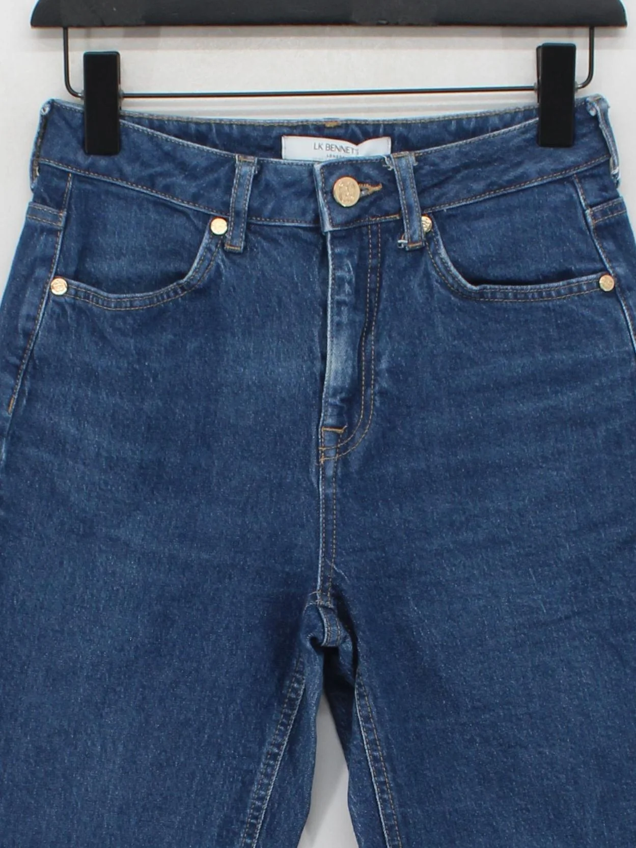L.K. Bennett Women's Jeans UK 6 Blue Cotton - Image 3