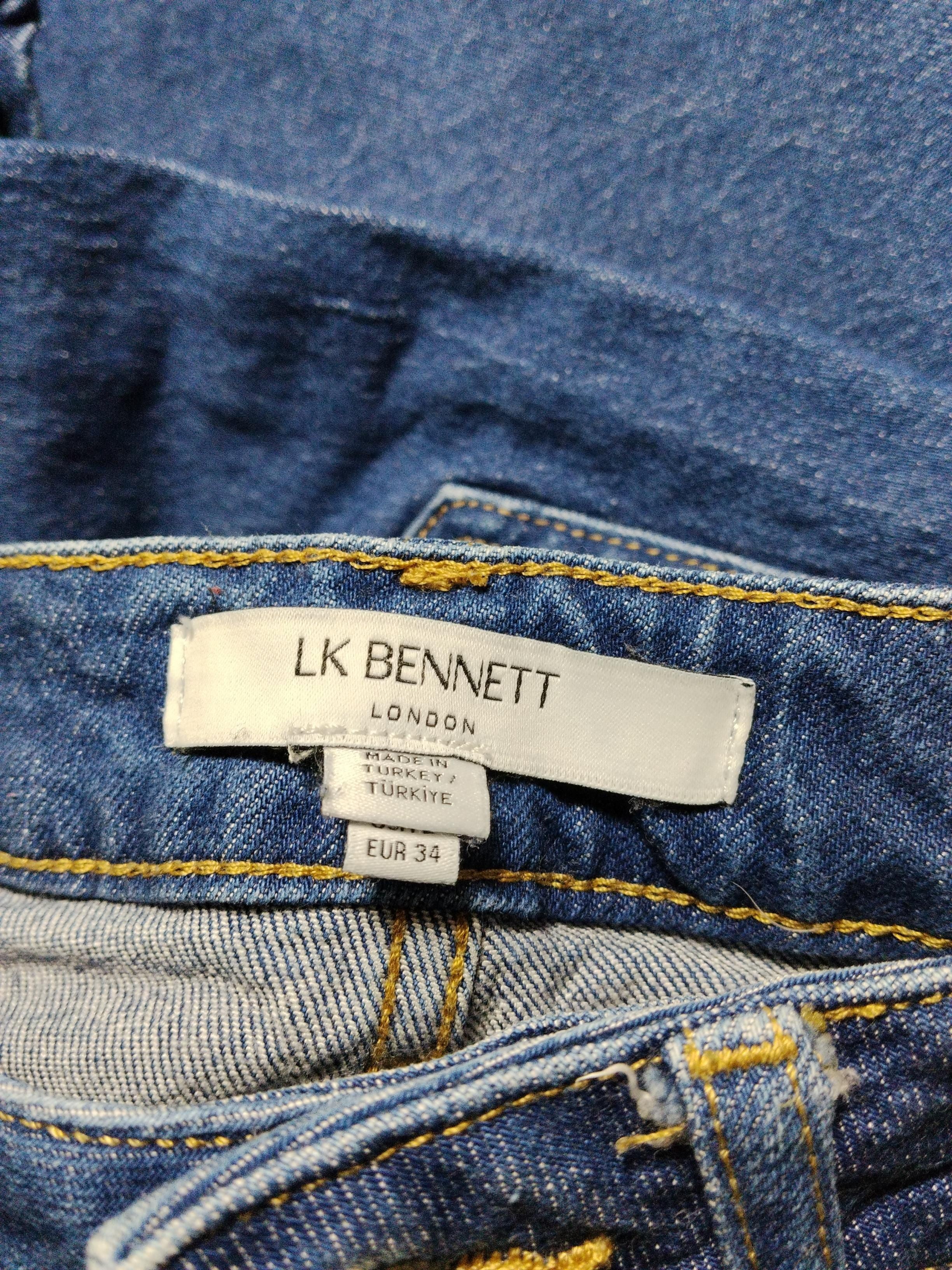 L.K. Bennett Women's Jeans UK 6 Blue Cotton - Image 6