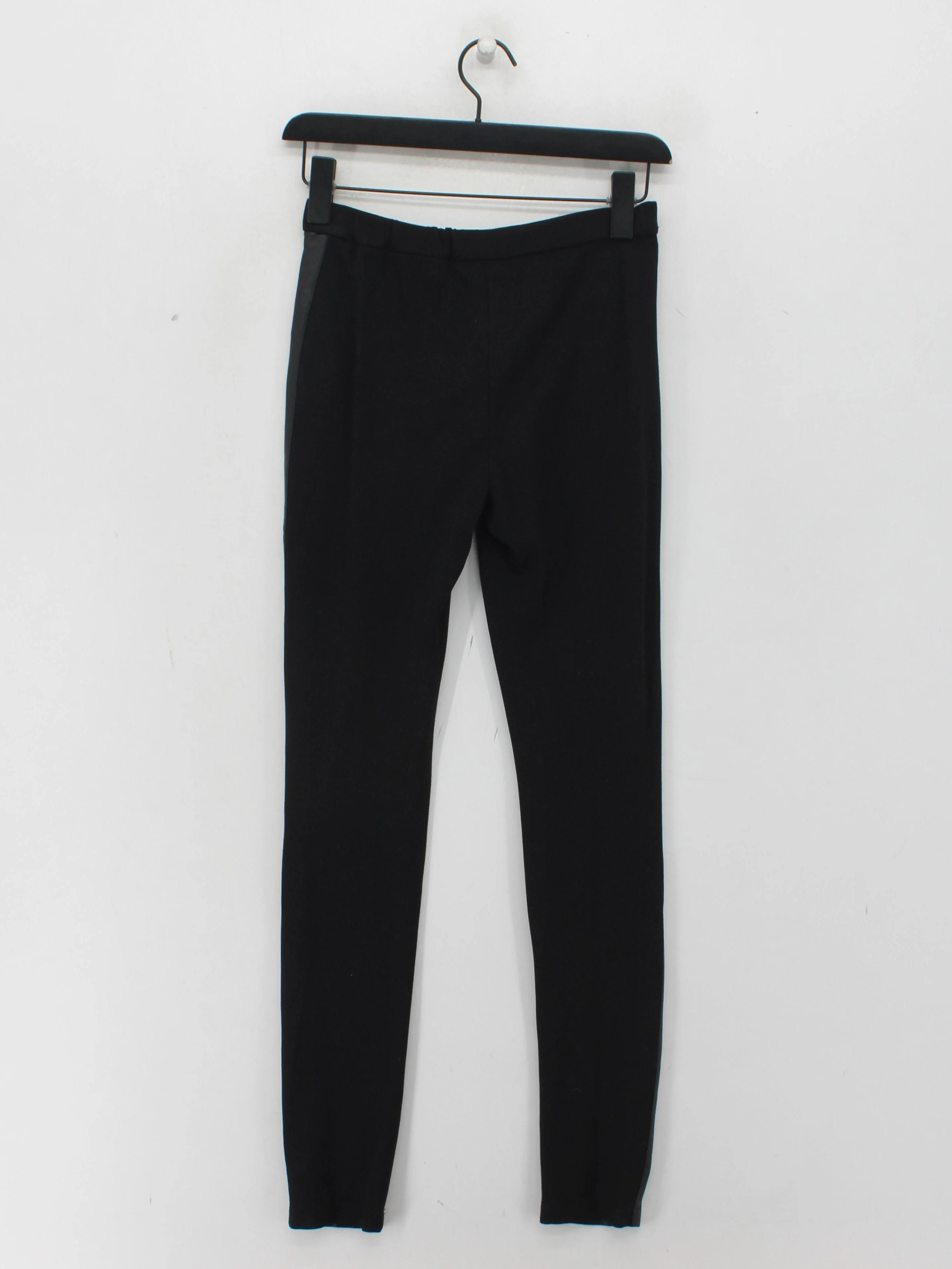 L.K. Bennett Women's Leggings UK 8 Black Faux Leather - Image 2