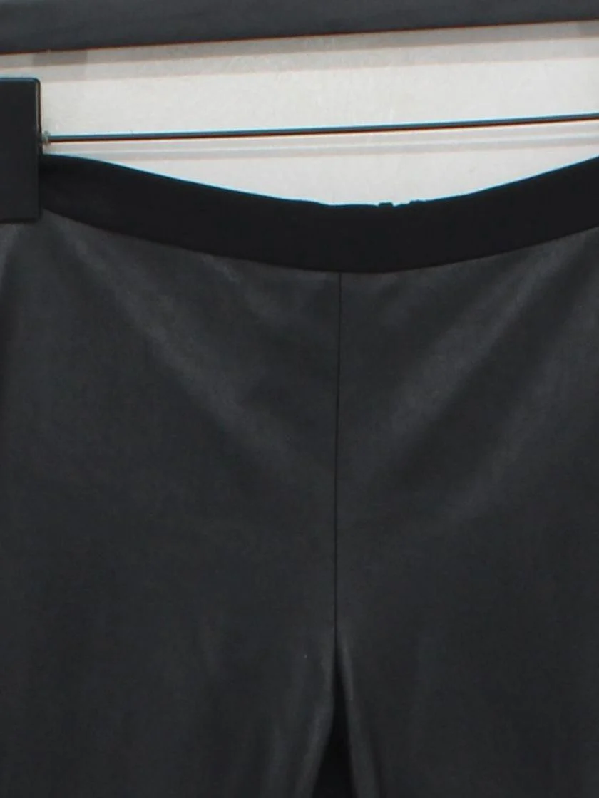 L.K. Bennett Women's Leggings UK 8 Black Faux Leather - Image 3