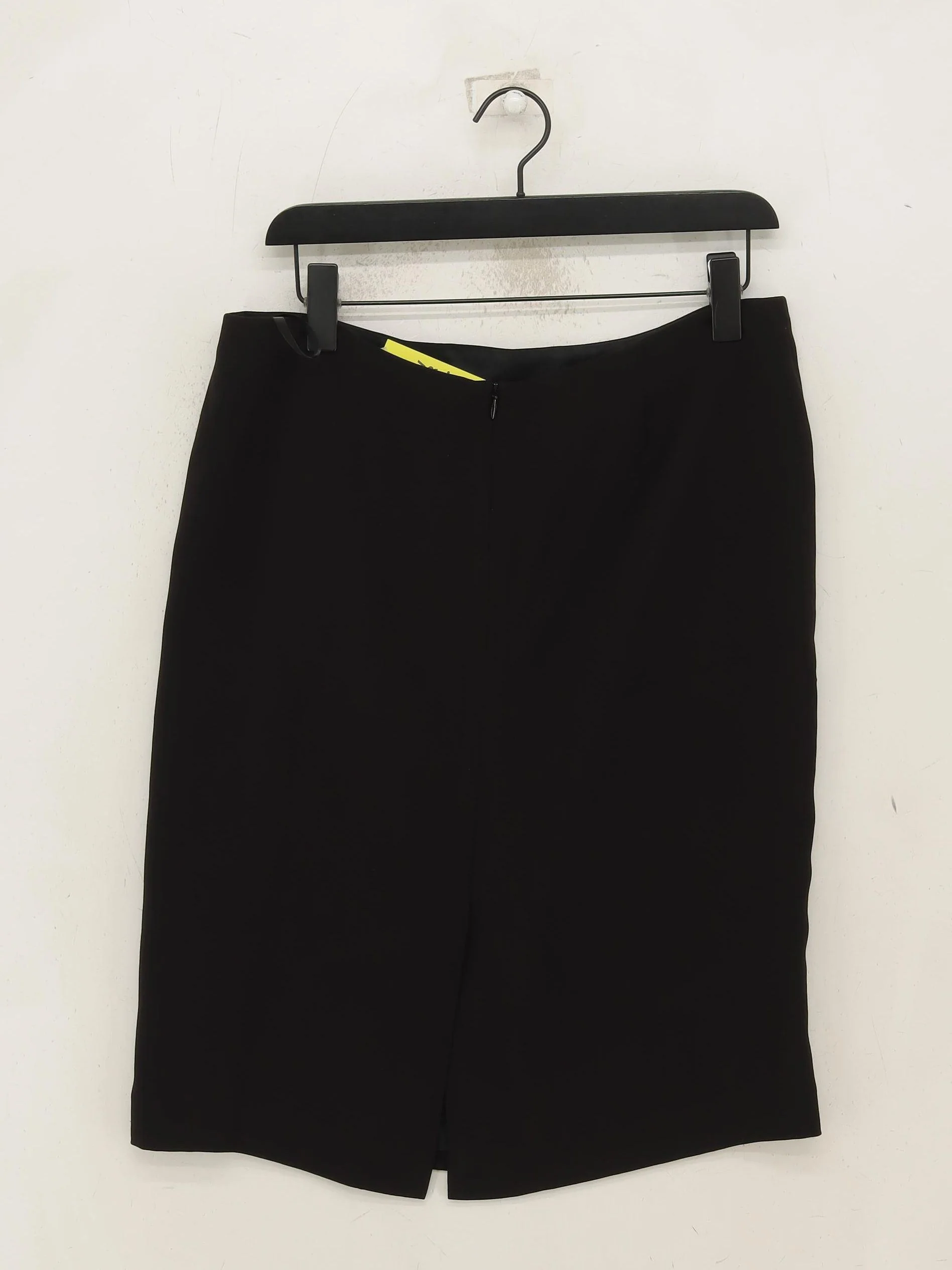 L.K. Bennett Women's Midi Skirt UK 14 Black Acetate - Image 2