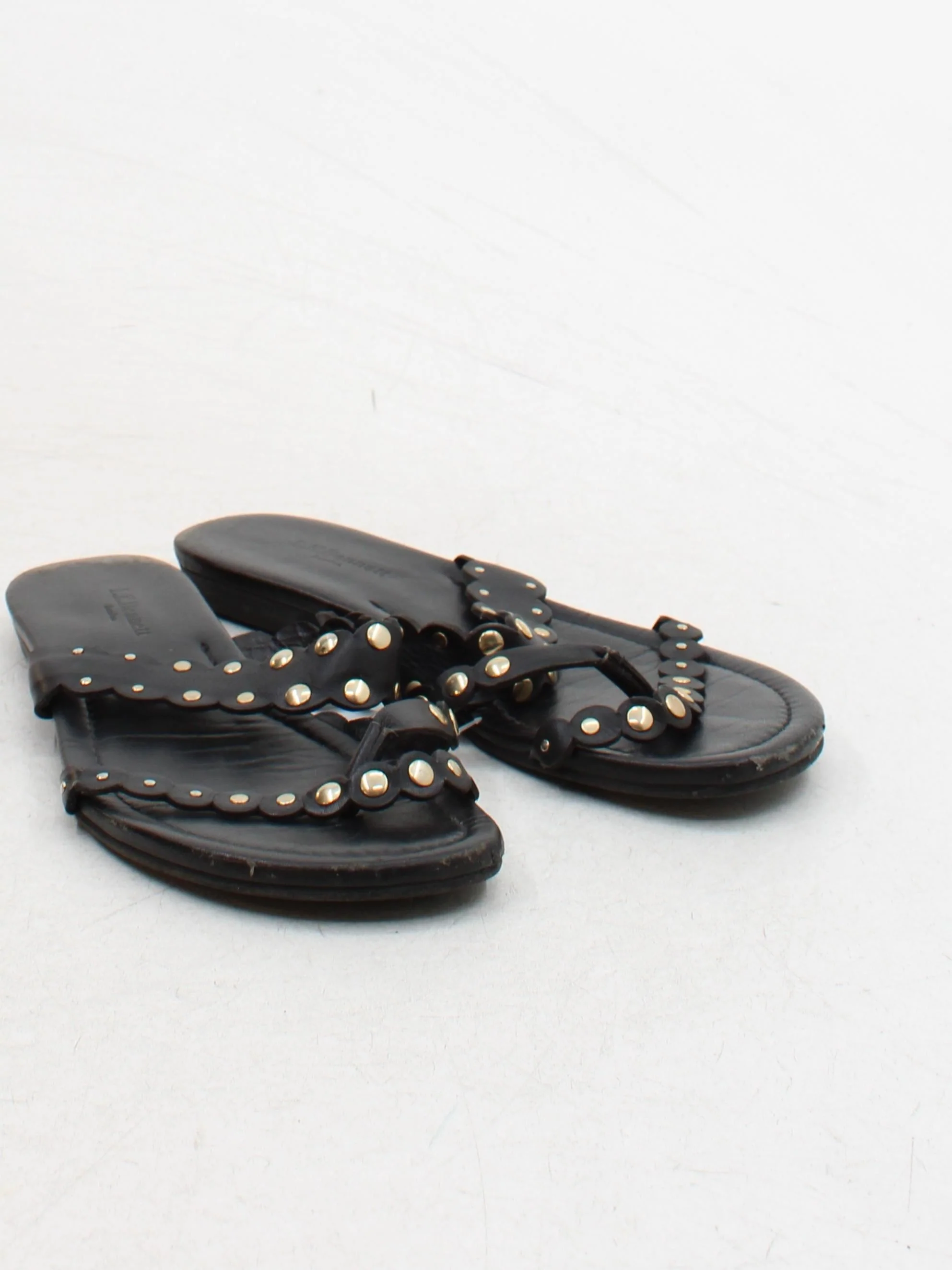 L.K. Bennett Women's Sandals UK 4 Black 100% Leather Flat - Image 4