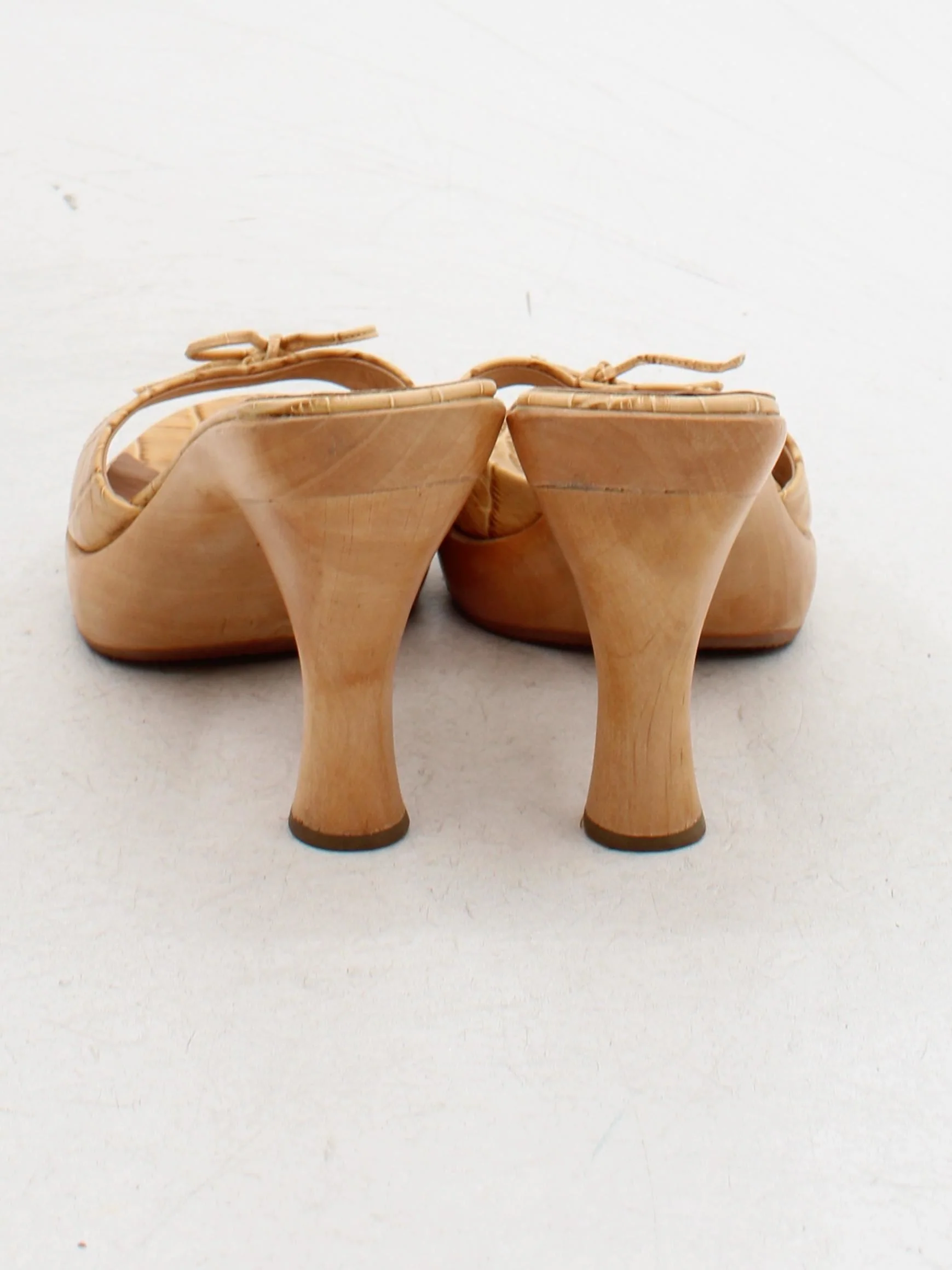 L.K. Bennett Women's Sandals UK 7 Tan 100% Leather Slider - Image 3