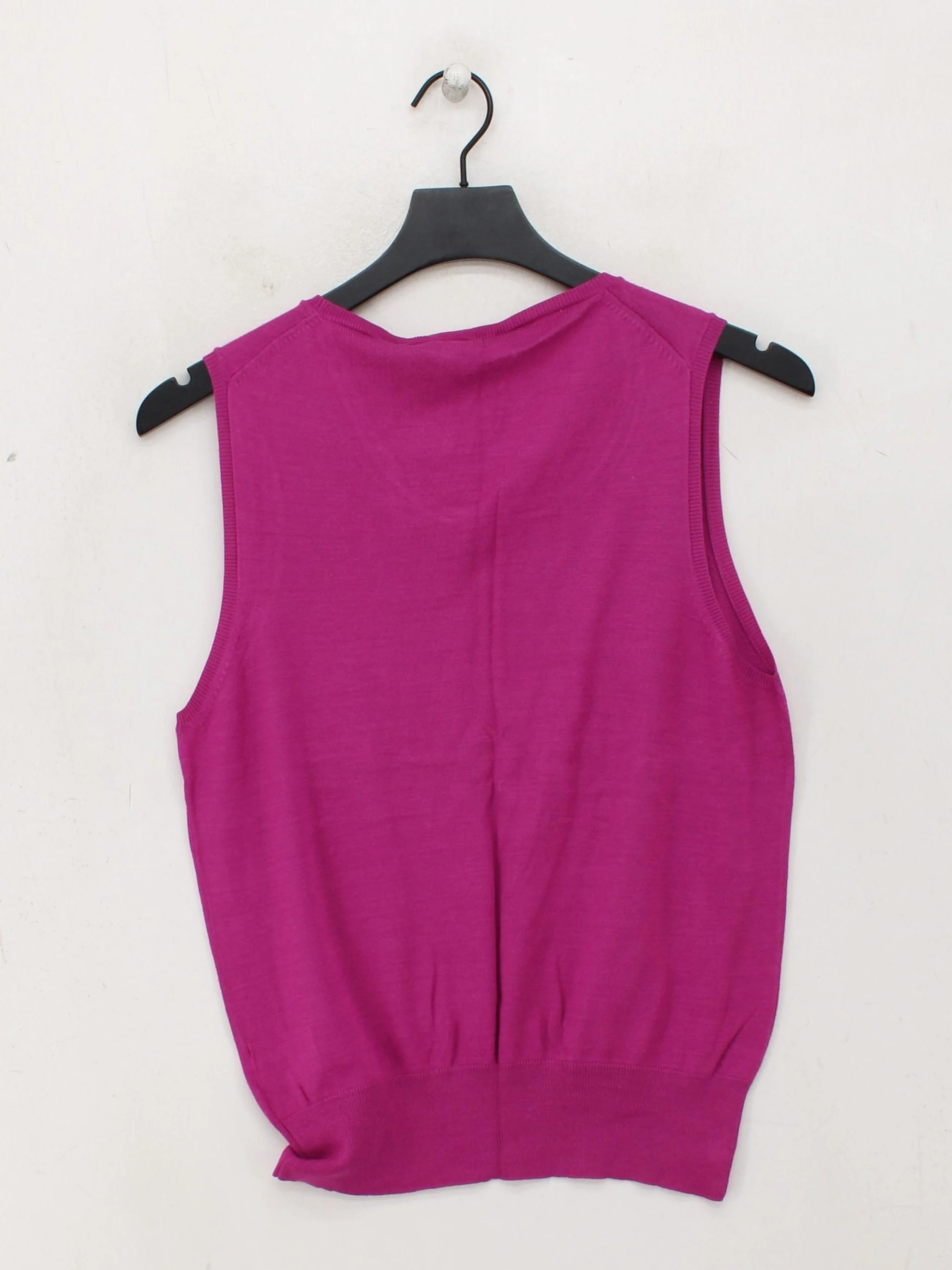 L.K. Bennett Women's T-Shirt L Pink Viscose with Polyamide Basic - Image 2