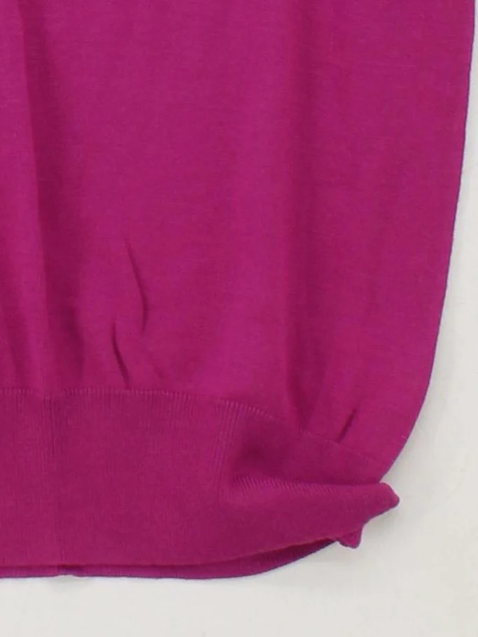 L.K. Bennett Women's T-Shirt L Pink Viscose with Polyamide Basic - Image 4