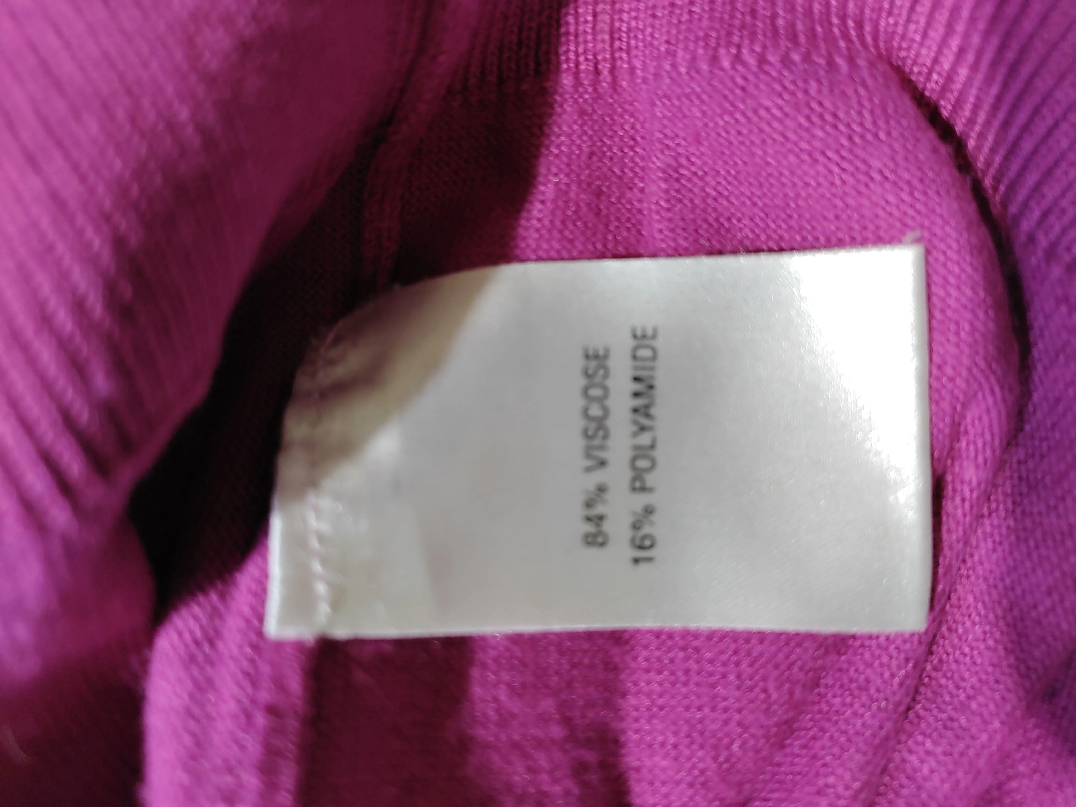 L.K. Bennett Women's T-Shirt L Pink Viscose with Polyamide Basic - Image 6