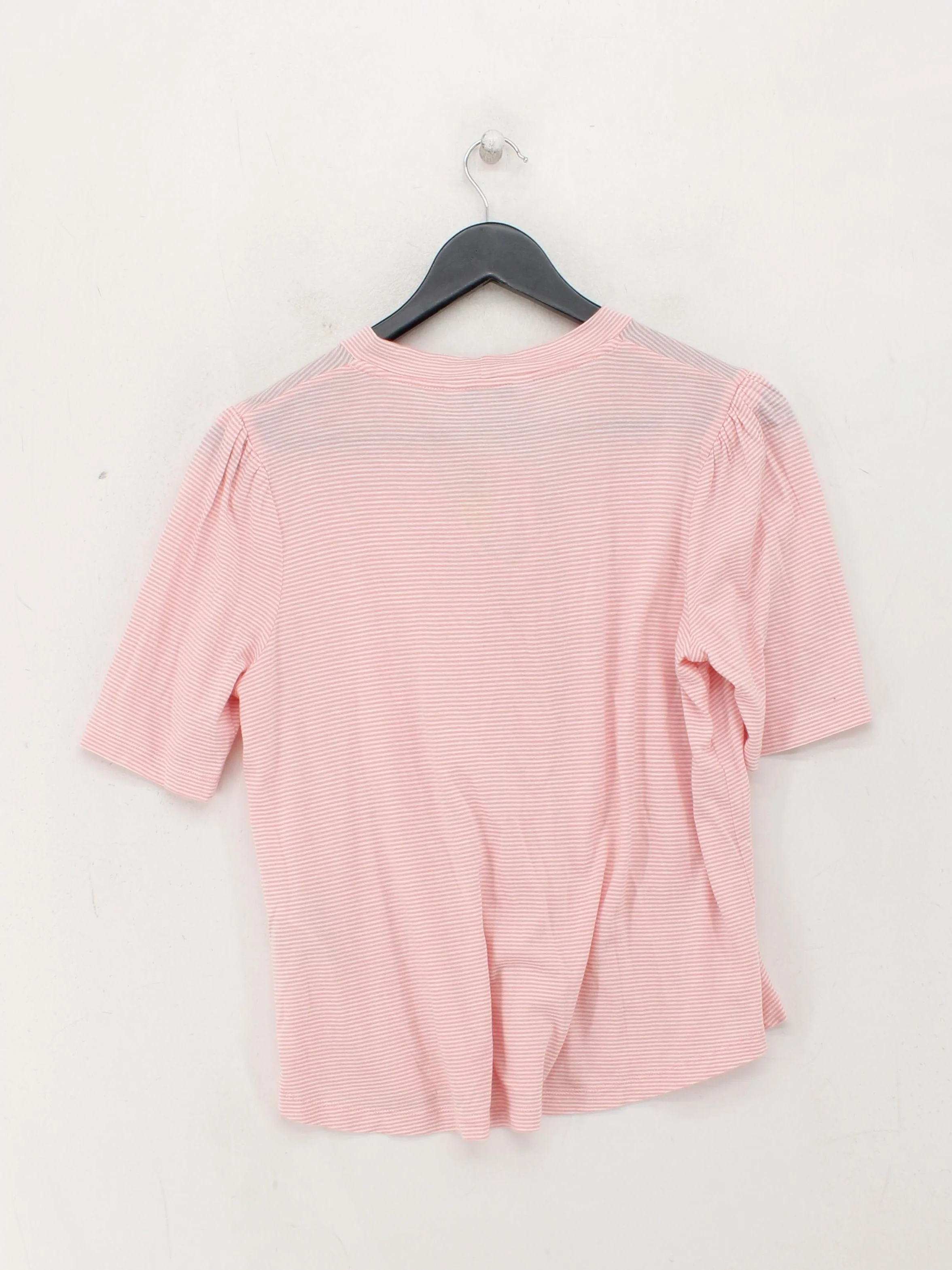 L.K. Bennett Women's Top M Pink Cotton with Lyocell Modal Basic - Image 2