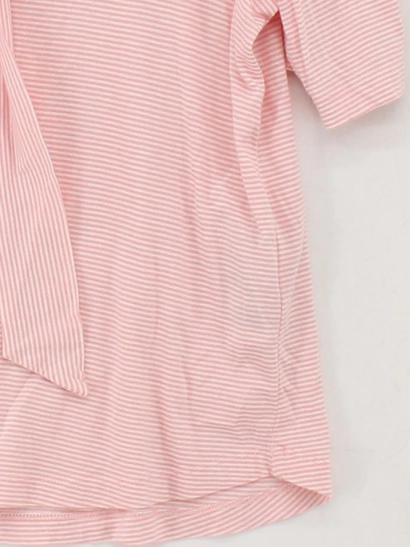 L.K. Bennett Women's Top M Pink Cotton with Lyocell Modal Basic - Image 4