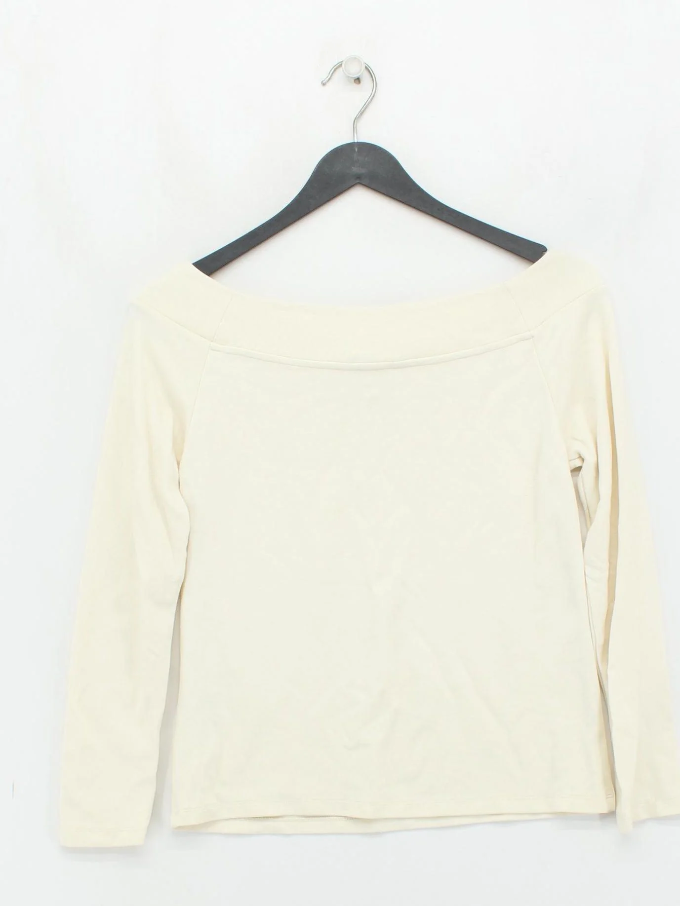 L.K. Bennett Women's Top S Cream Viscose with Polyamide, Elastane Basic - Image 2