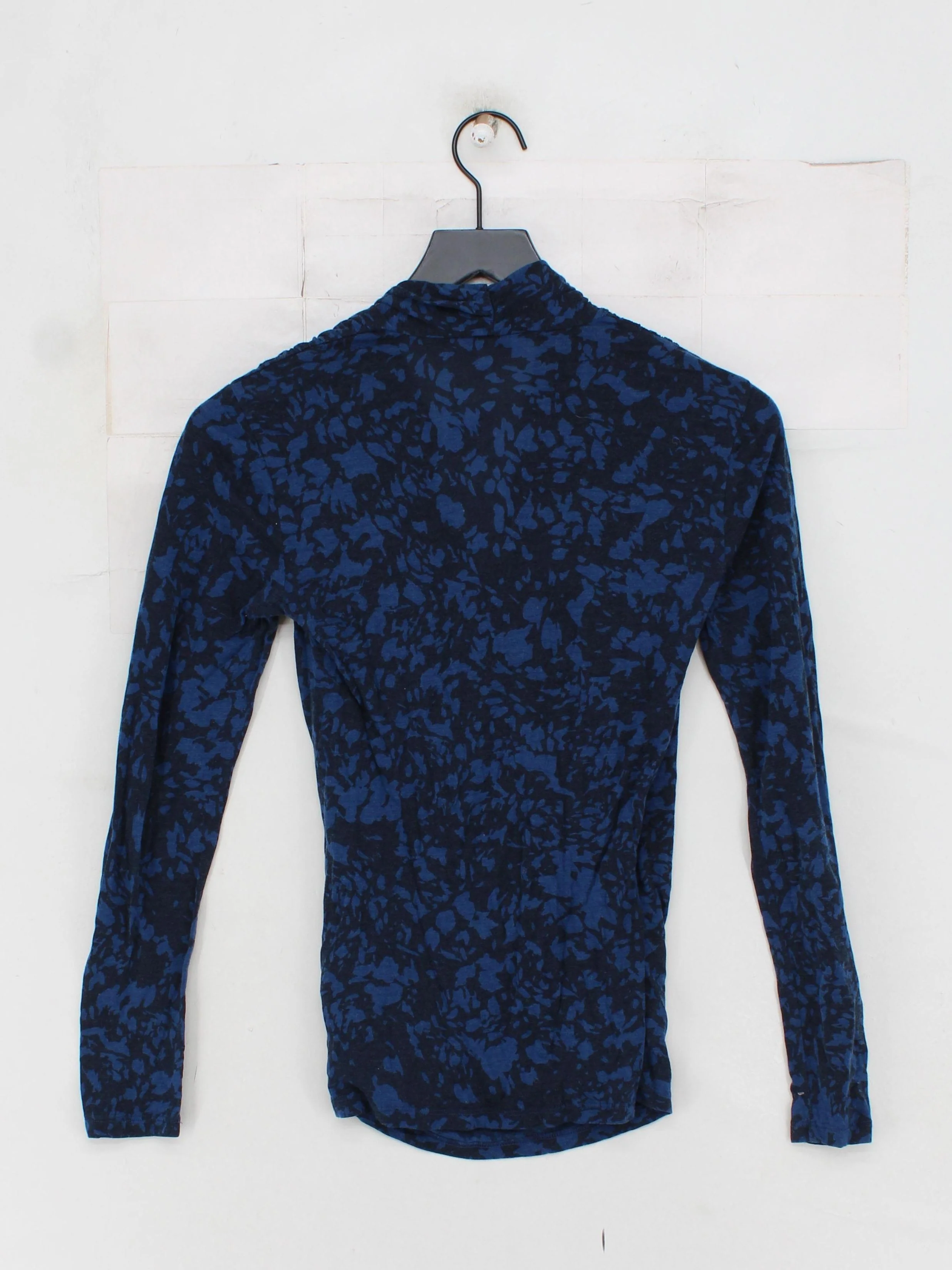 L.K. Bennett Women's Top XS Blue Lyocell Modal with Wool Basic - Image 2