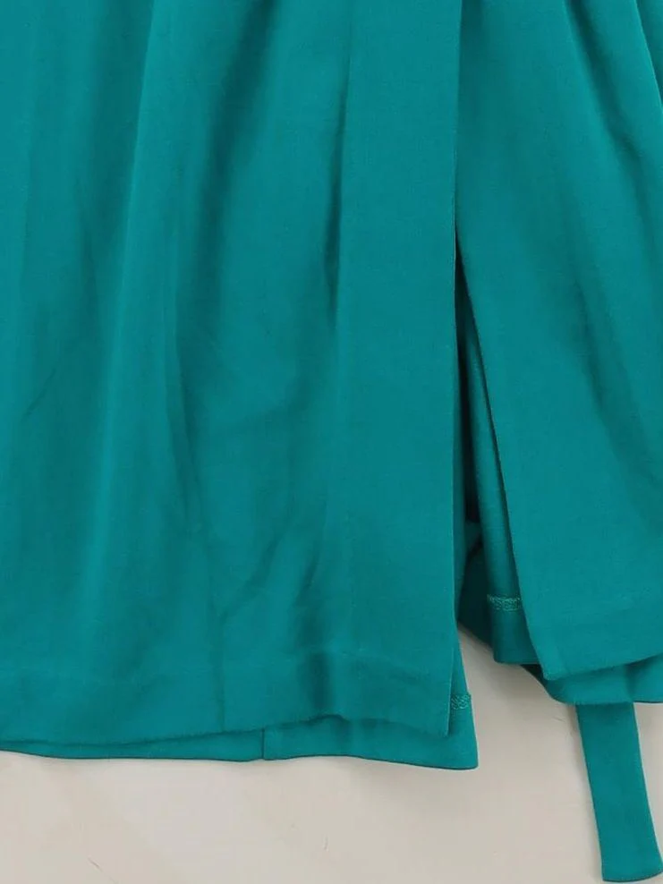 L.K. Bennett Wrap Midi Dress UK12 in Green - Image 4