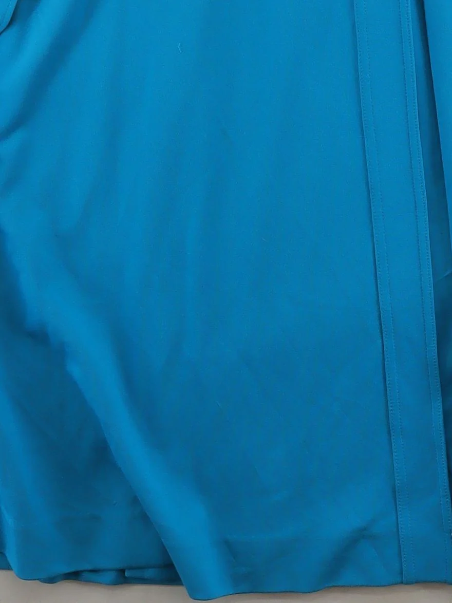 L.K. Bennett Wrap Midi Dress UK14 in Blue - Image 4