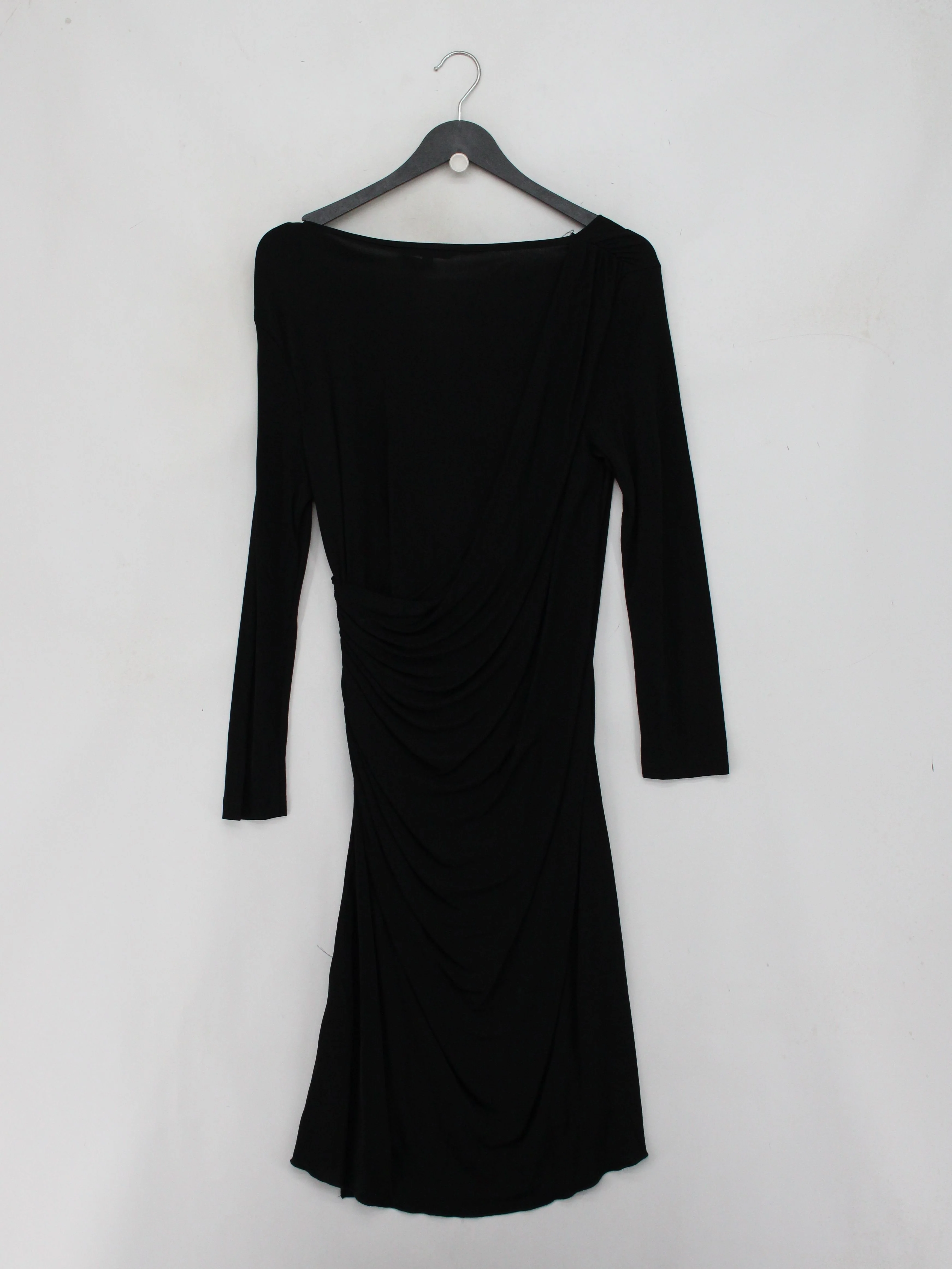 L.K. Bennett Wrap Mini Dress in Black - Image 2