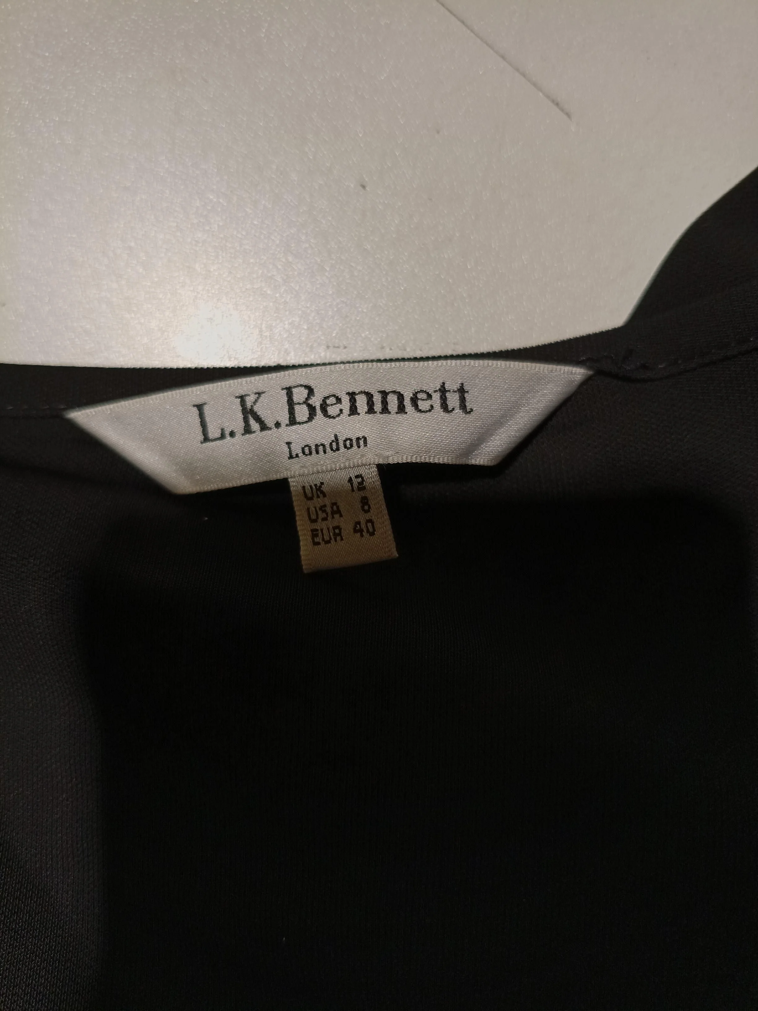 L.K. Bennett Wrap Mini Dress in Black - Image 5