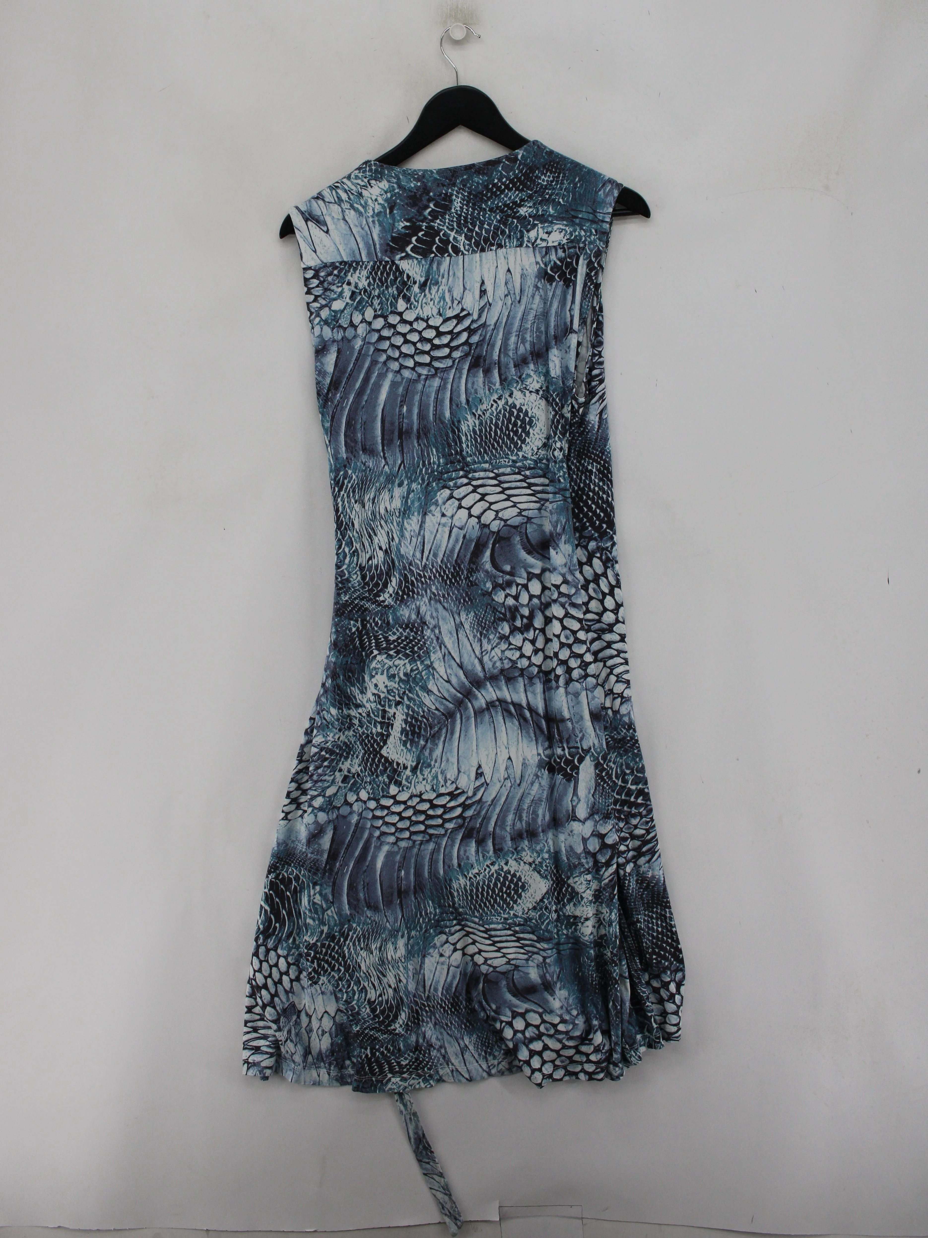 L.K. Bennett Wrap Mini Dress M in Blue - Image 2