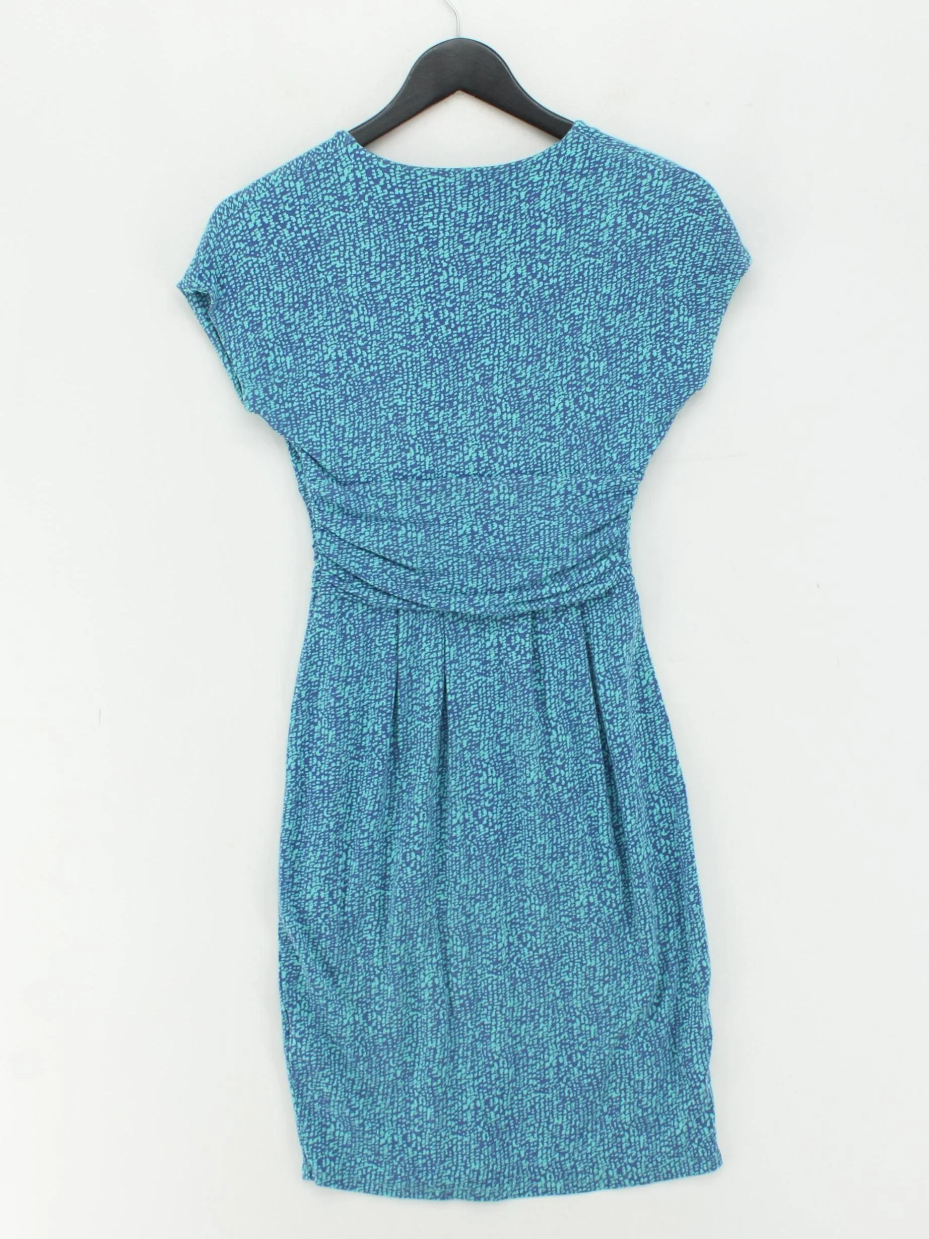 L.K. Bennett Wrap Mini Dress UK8 in Blue - Image 2