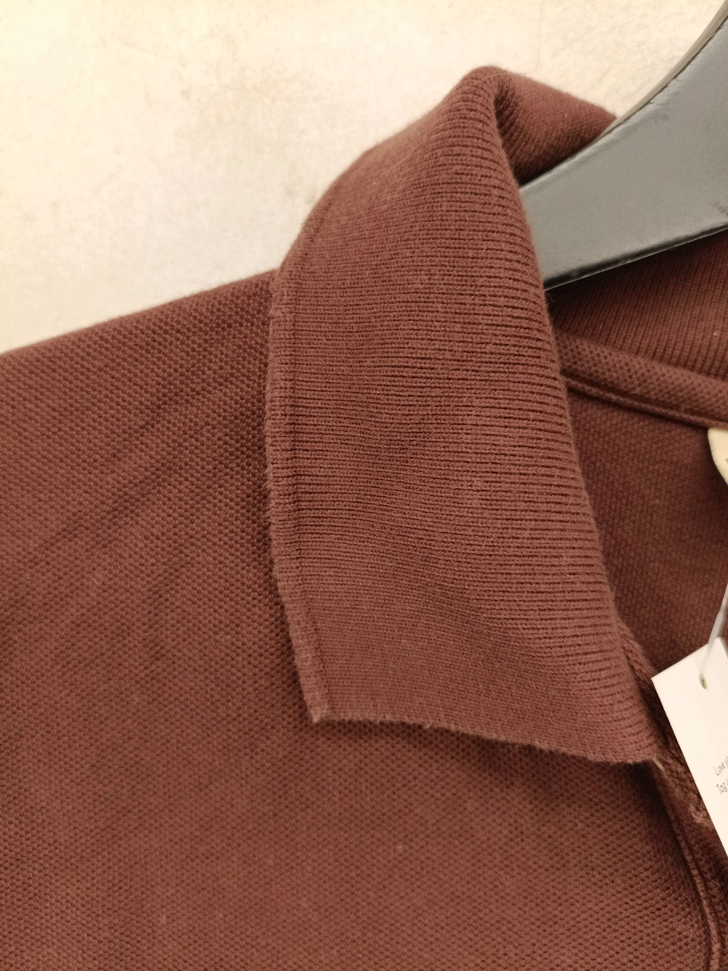 L.L. Bean Men's Polo M Brown 100% Cotton Basic - Image 5
