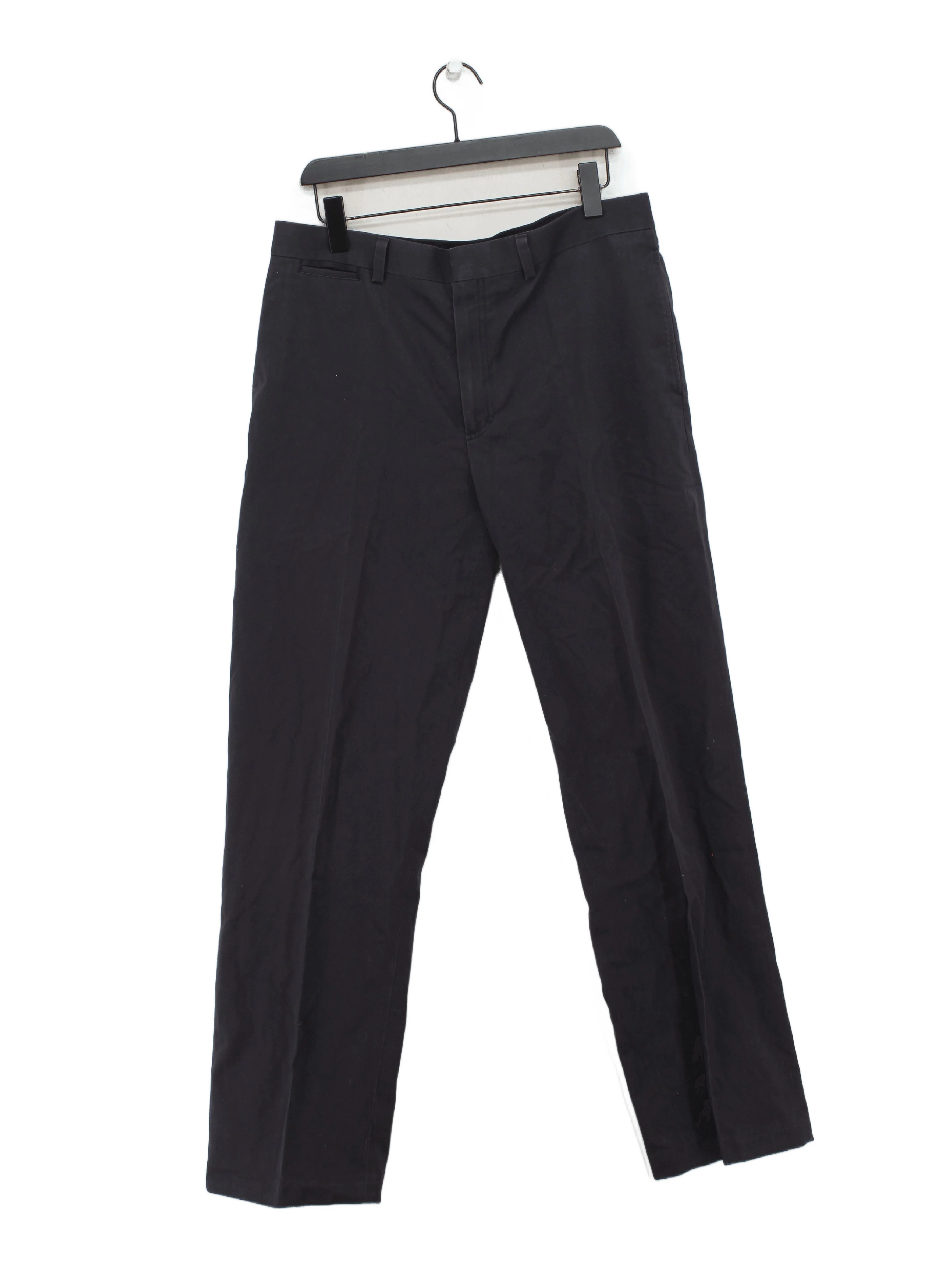 L.L. Bean Men's Trousers W 35 in Blue 100% Cotton Straight Chino