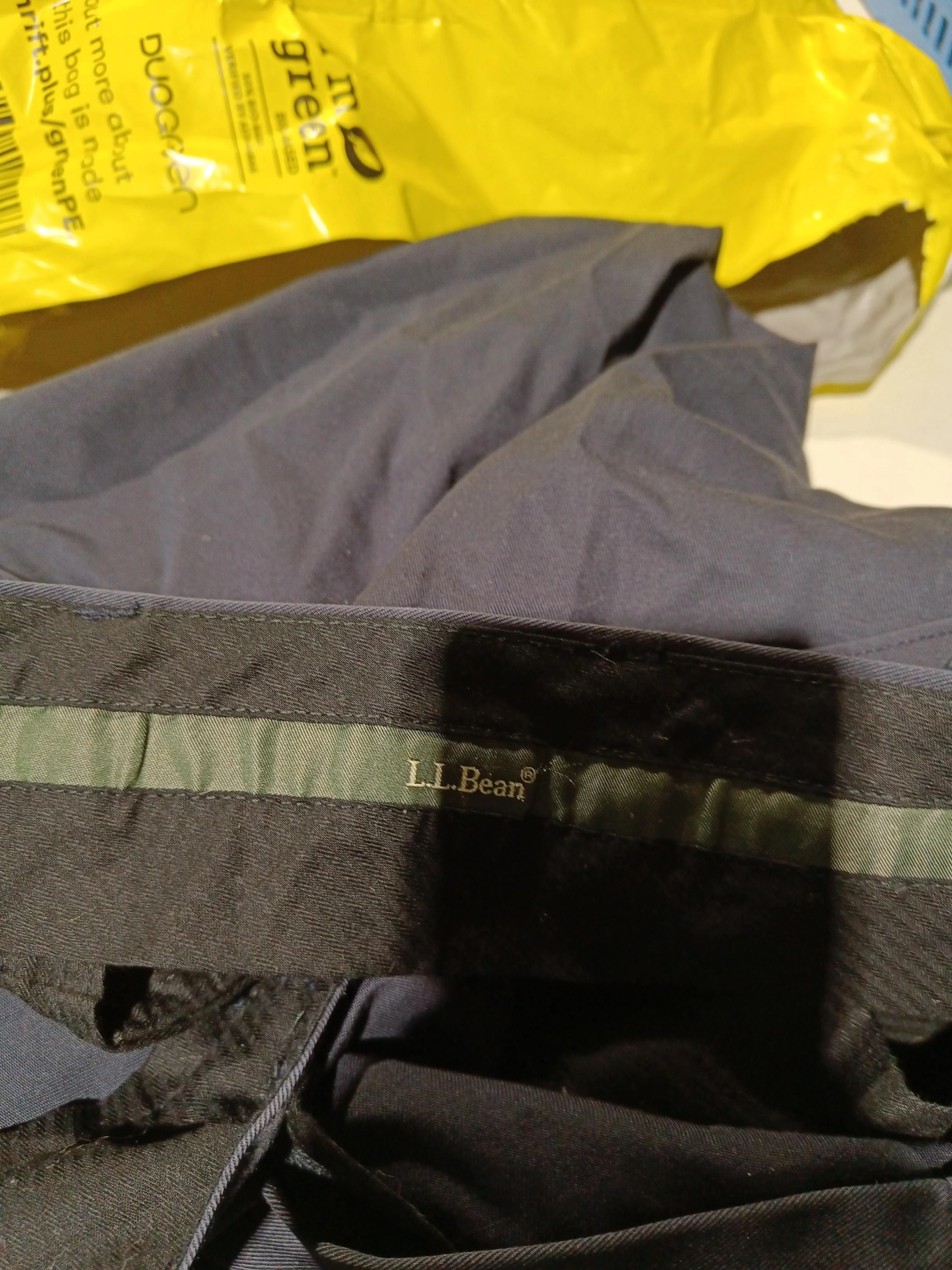 L.L. Bean Men's Trousers W 35 in Blue 100% Cotton Straight Chino - Image 6
