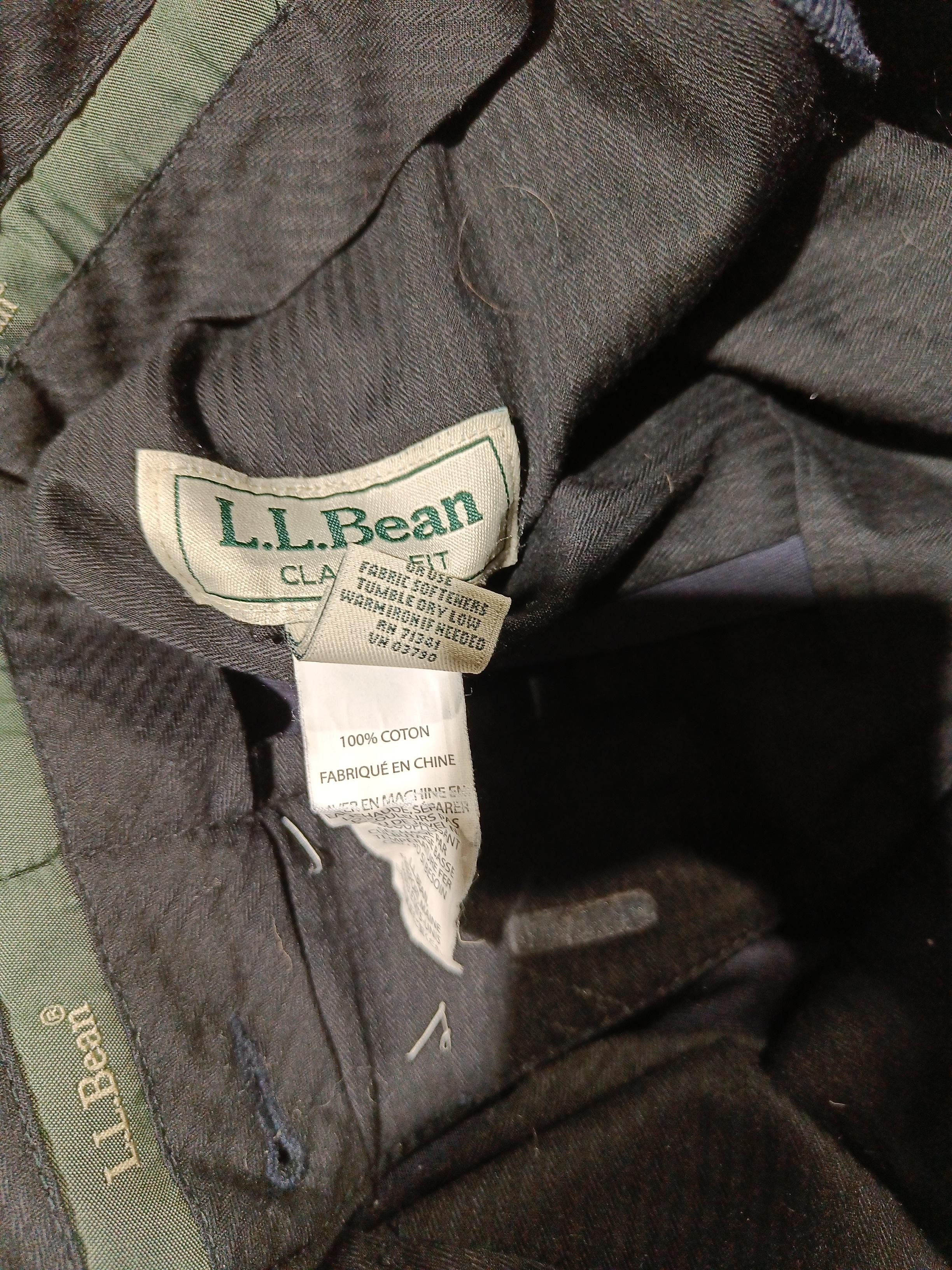 L.L. Bean Men's Trousers W 35 in Blue 100% Cotton Straight Chino - Image 7