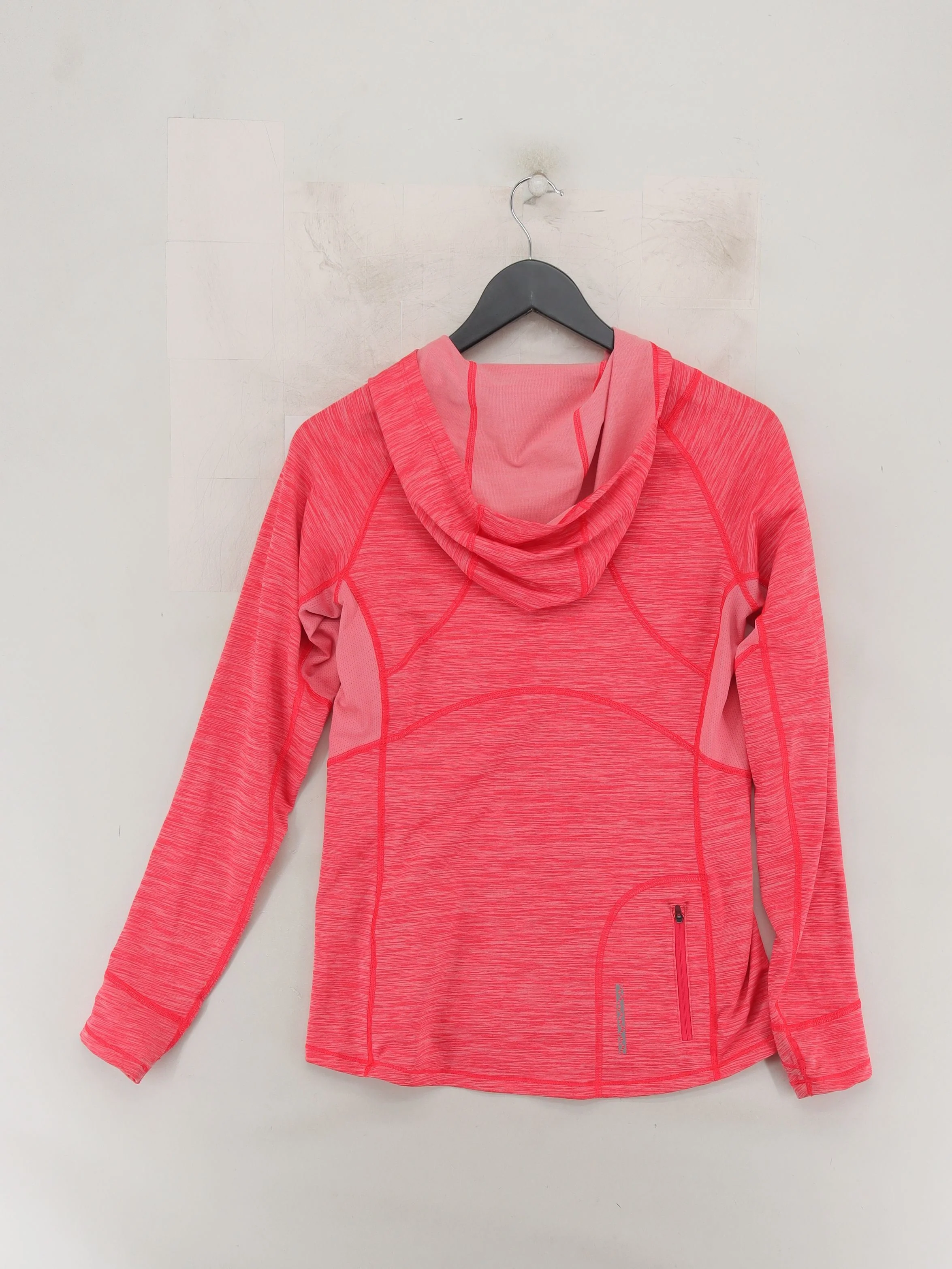 L.L. Bean Women's Hoodie XS Pink Polyester with Elastane Pullover - Image 2
