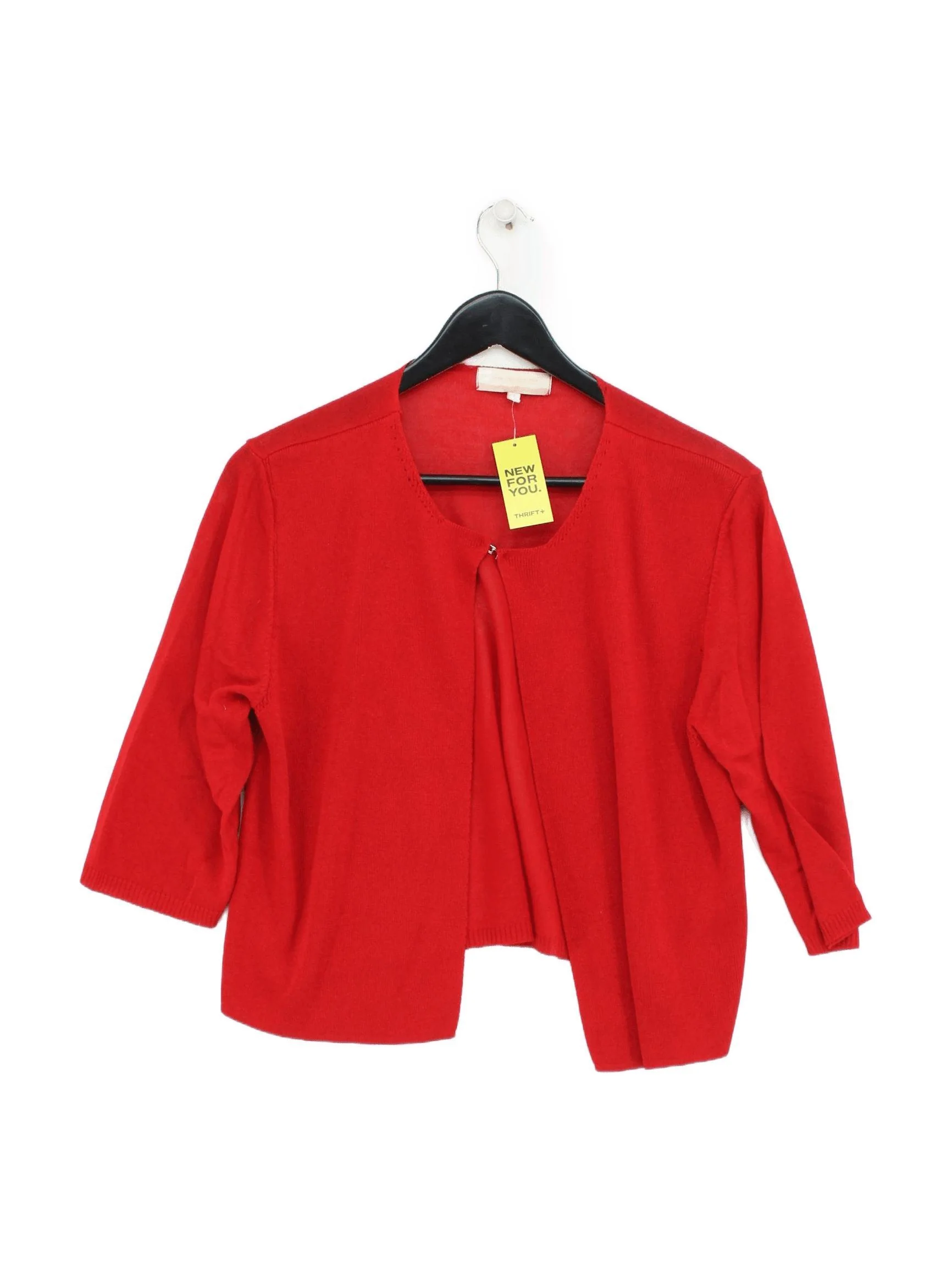 La Fee Maraboutee Women's Cardigan UK 8 Red 100% Other V-Neck Cardigan