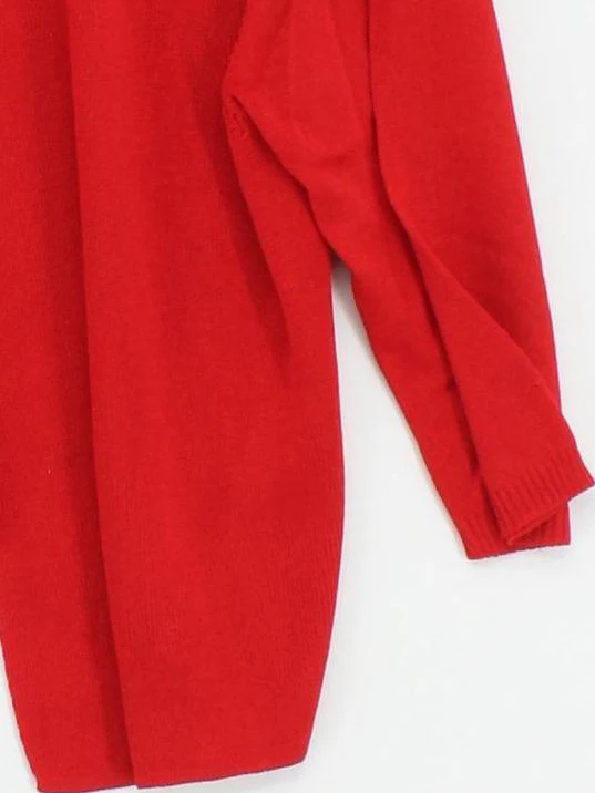 La Fee Maraboutee Women's Cardigan UK 8 Red 100% Other V-Neck Cardigan - Image 4