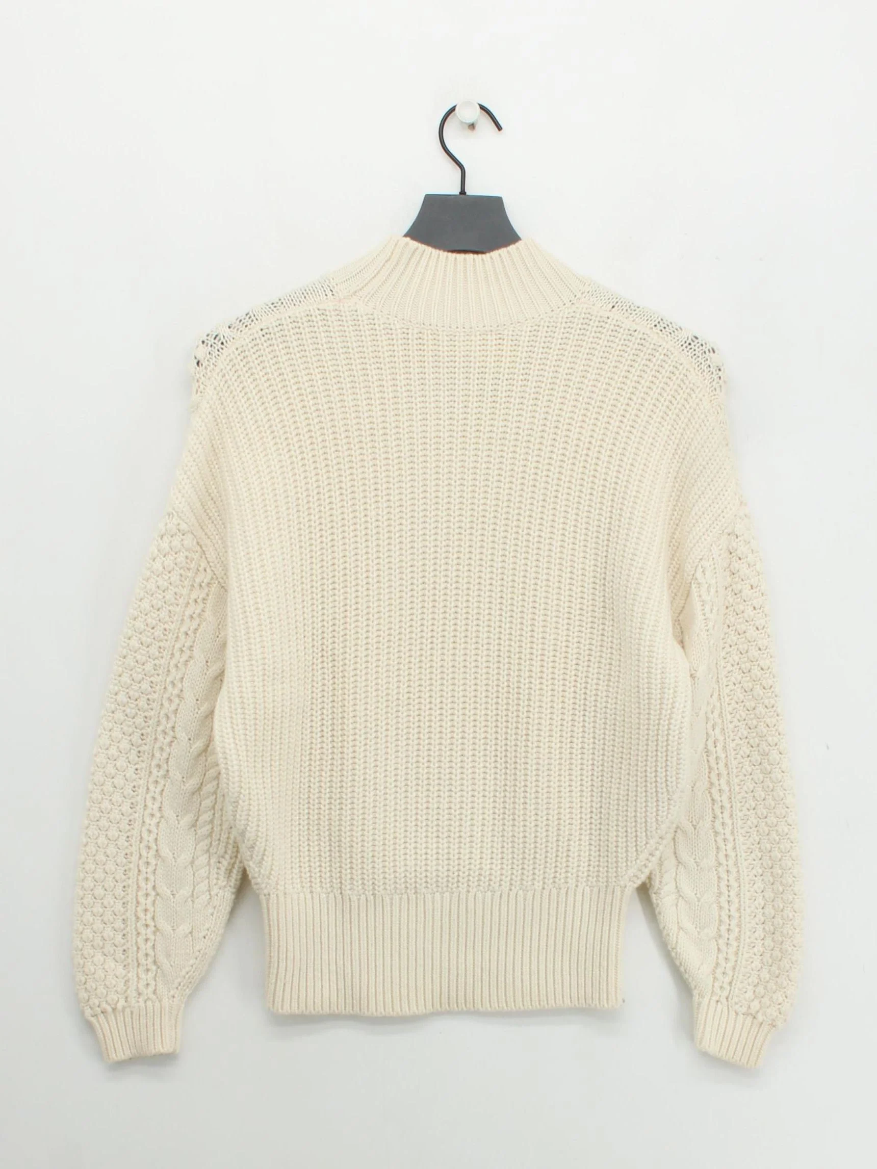 La Maille Sezane Women's Jumper XS Cream Wool New with tags - Image 2