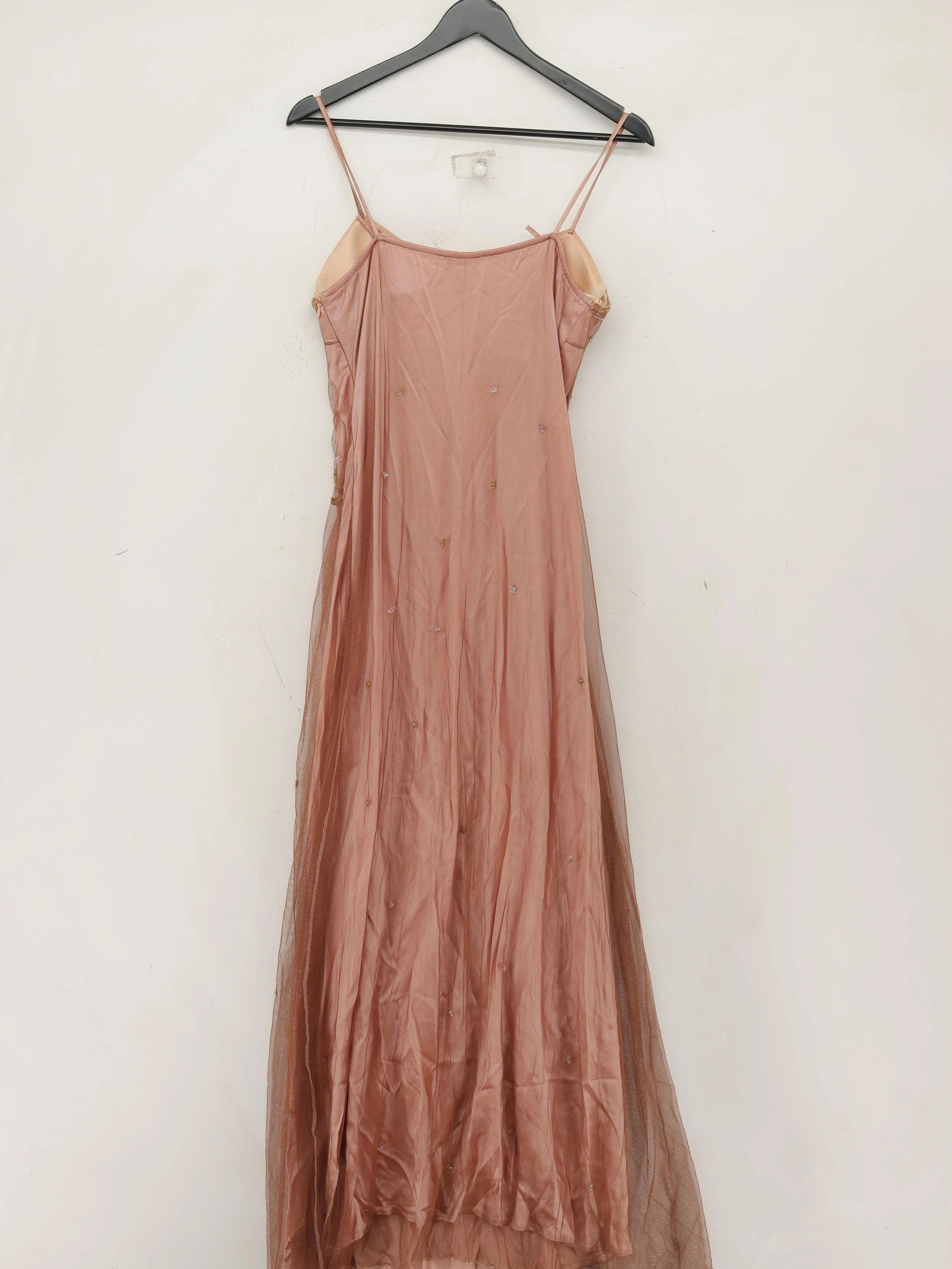 La Perla Slip Maxi Dress in Pink - Image 2