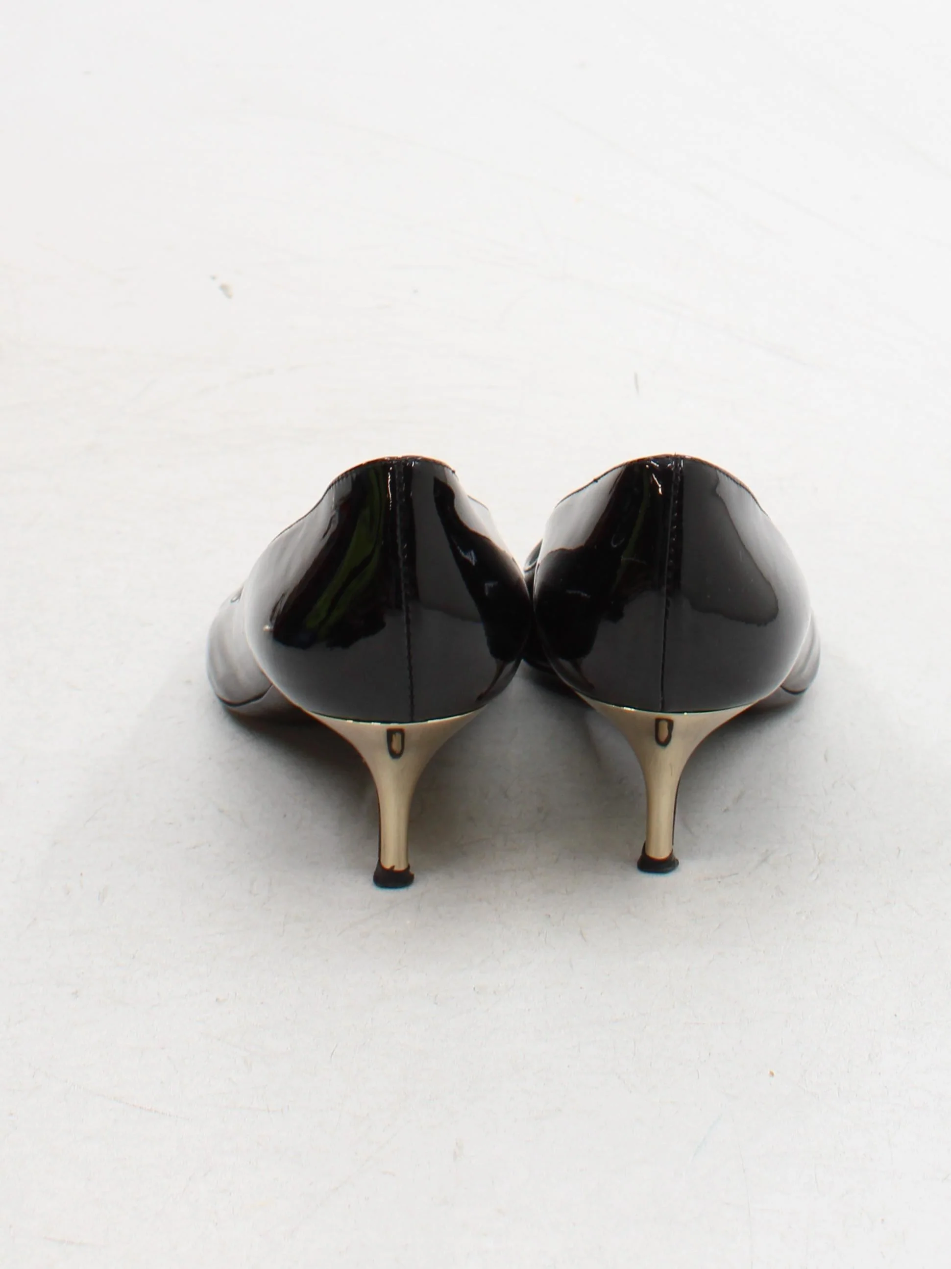 La Perla Women's Heels UK 5 Black 100% Leather Court - Image 3