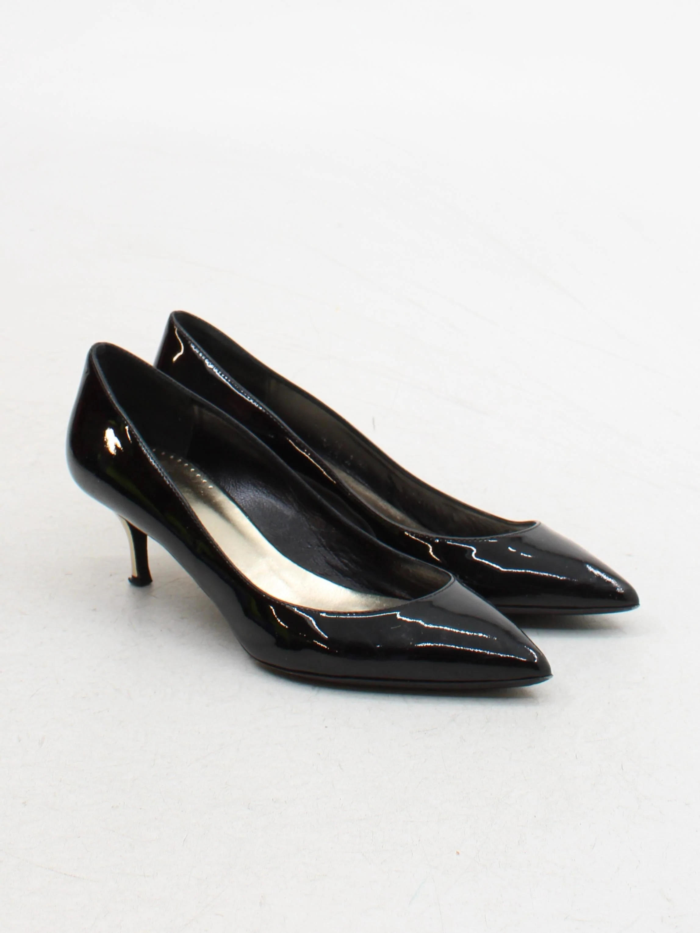 La Perla Women's Heels UK 5 Black 100% Leather Court - Image 4