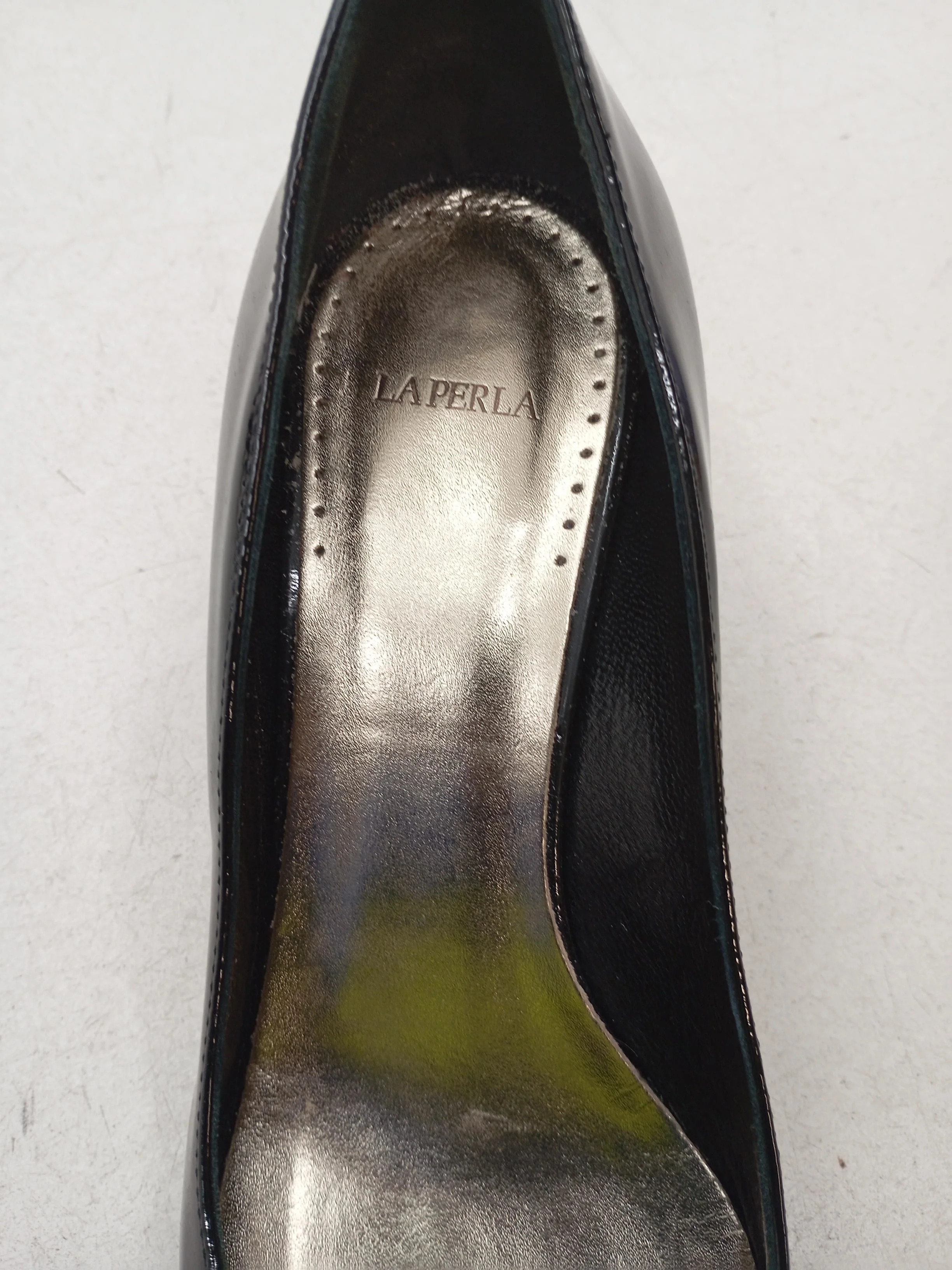 La Perla Women's Heels UK 5 Black 100% Leather Court - Image 5