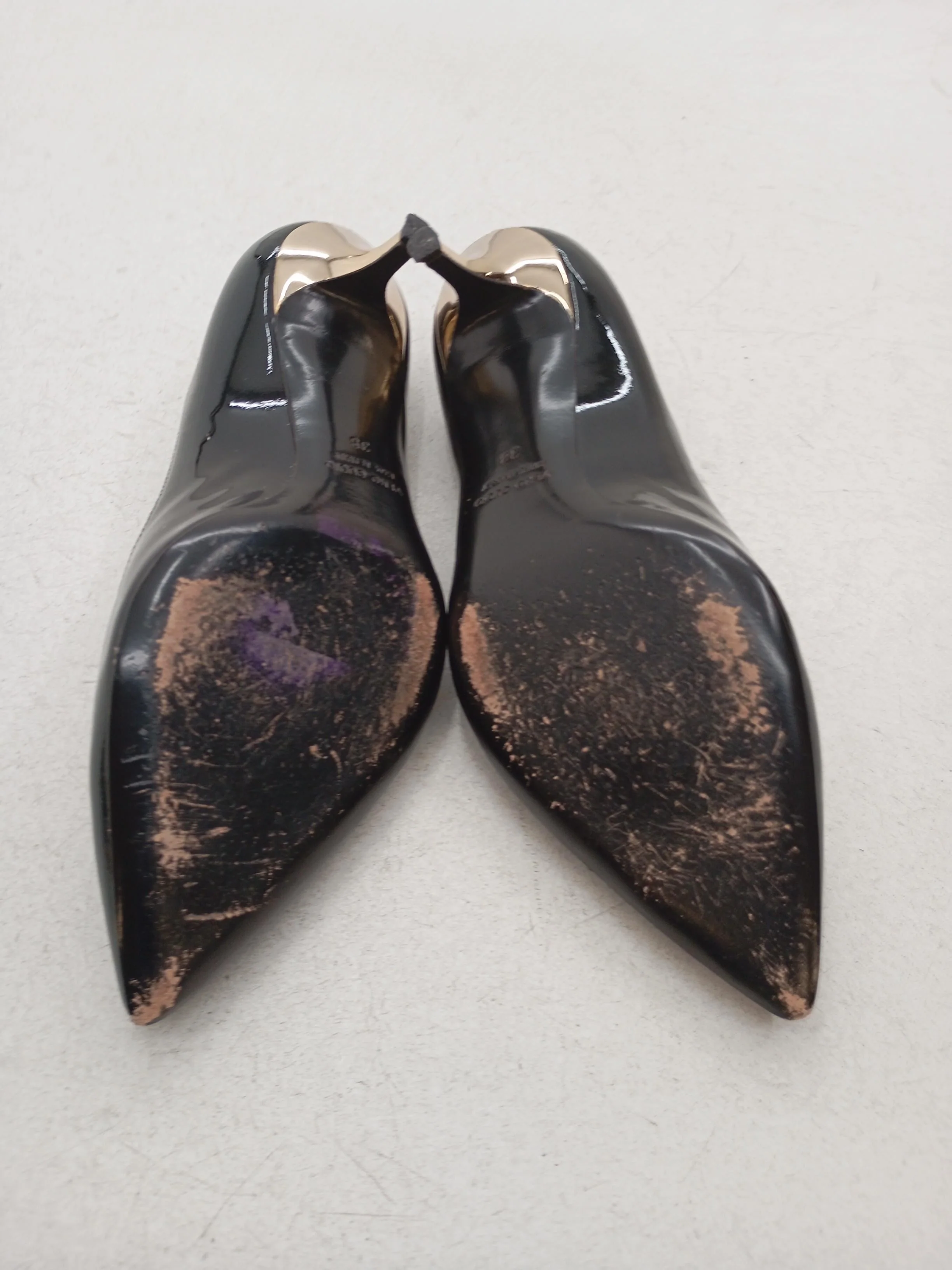 La Perla Women's Heels UK 5 Black 100% Leather Court - Image 7