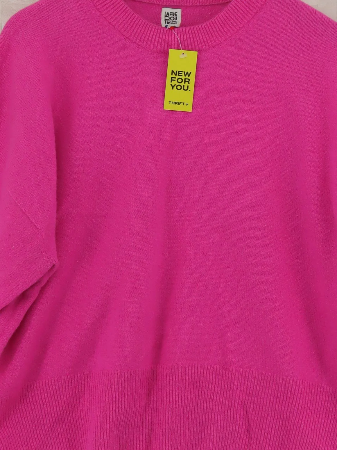 La Redoute Women's Jumper L Pink Wool with Cashmere Round Neck Pullover - Image 3