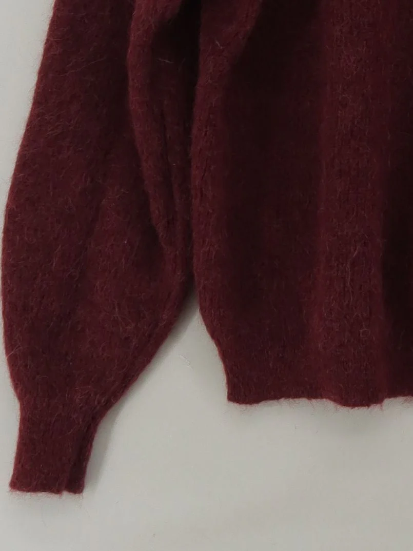 La Redoute Women's Jumper L Red Other with Polyamide, Wool High Neck Pullover - Image 4