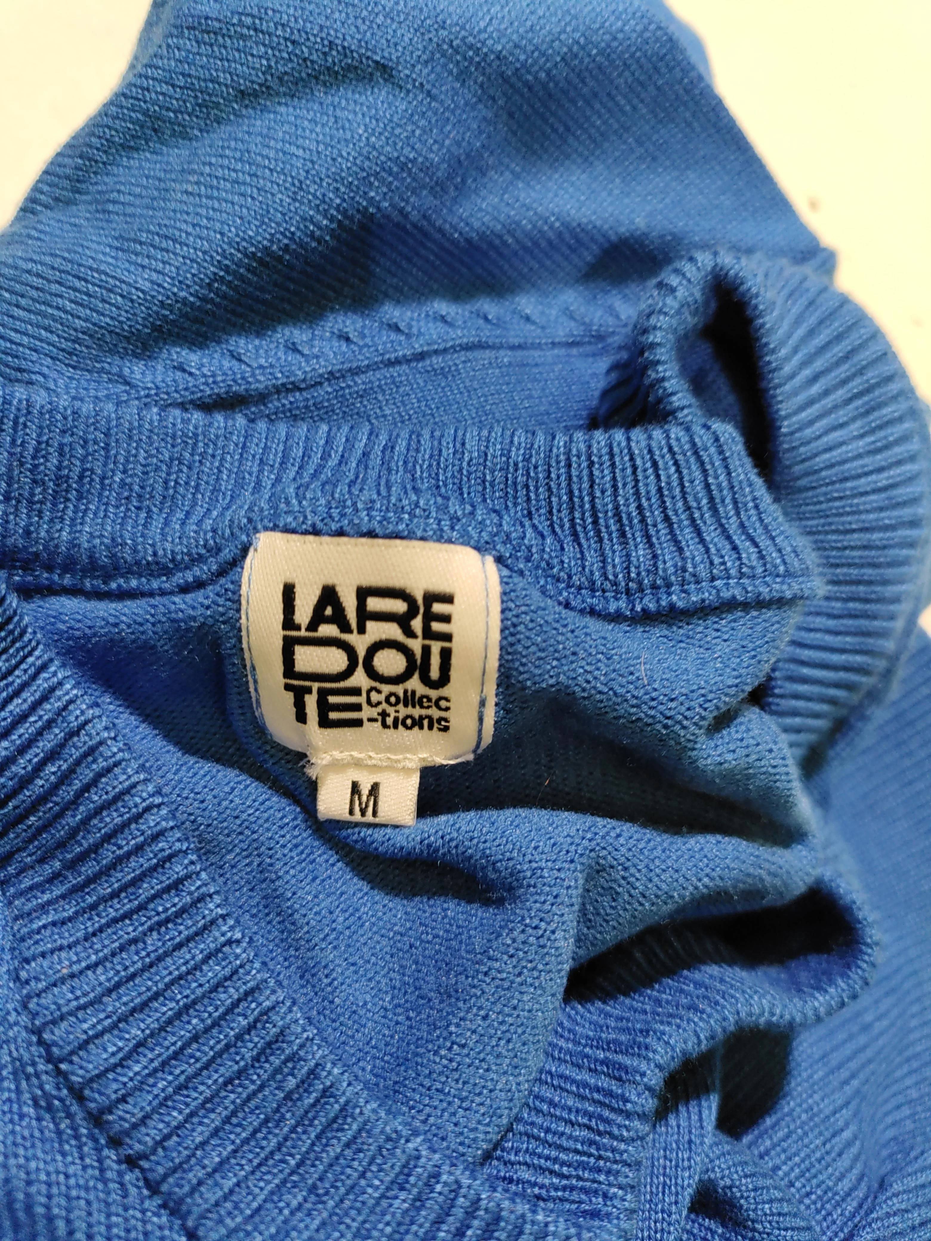 La Redoute Women's Jumper M Blue Viscose with Polyamide Round Neck Pullover - Image 5