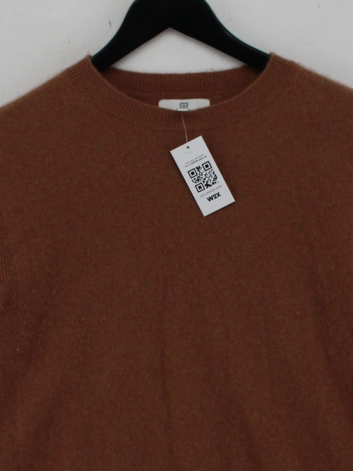 La Redoute Women's Jumper M Brown 100% Cashmere Round Neck Pullover - Image 3