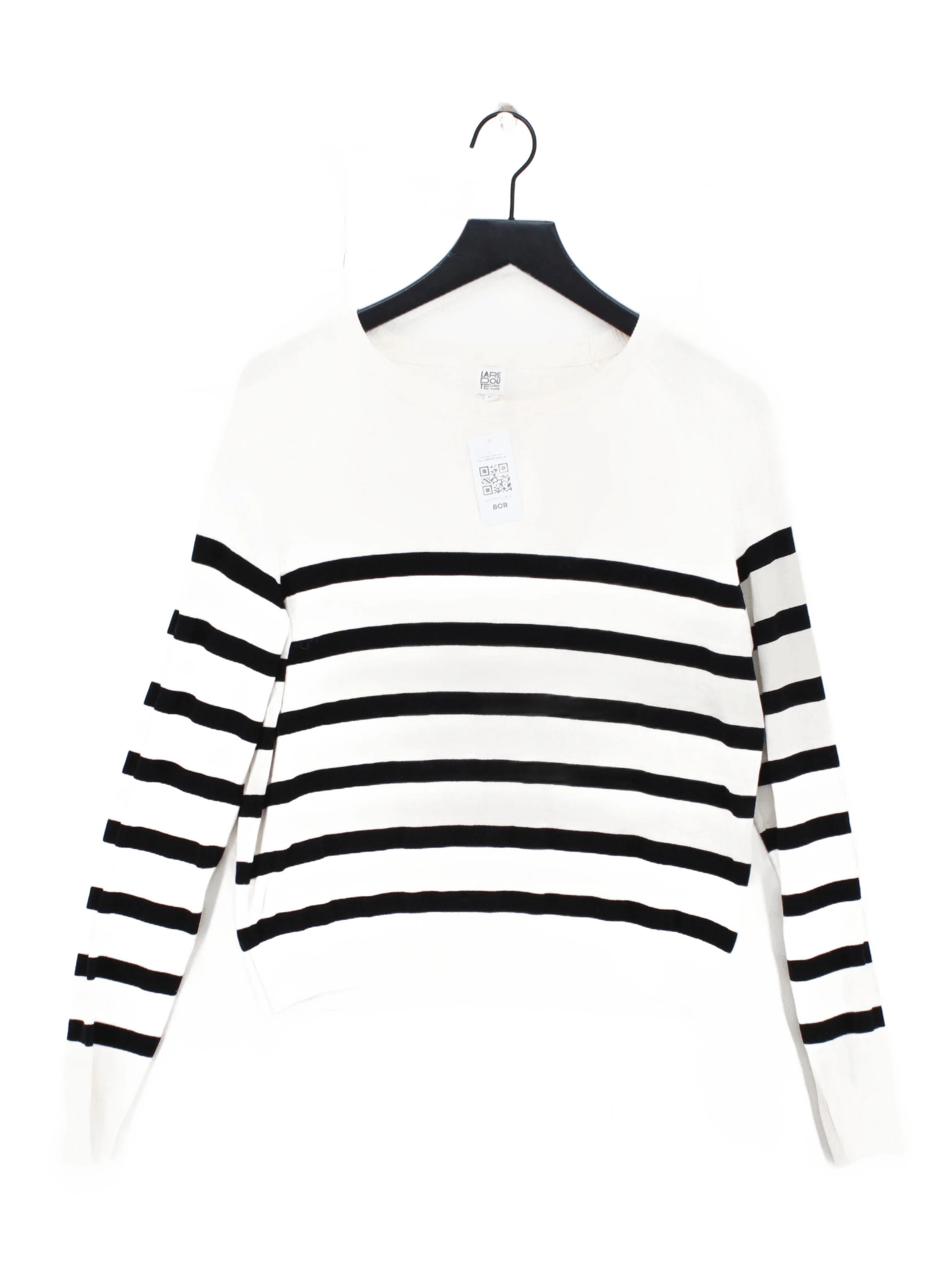 La Redoute Women's Jumper M White Viscose with Polyamide Pullover