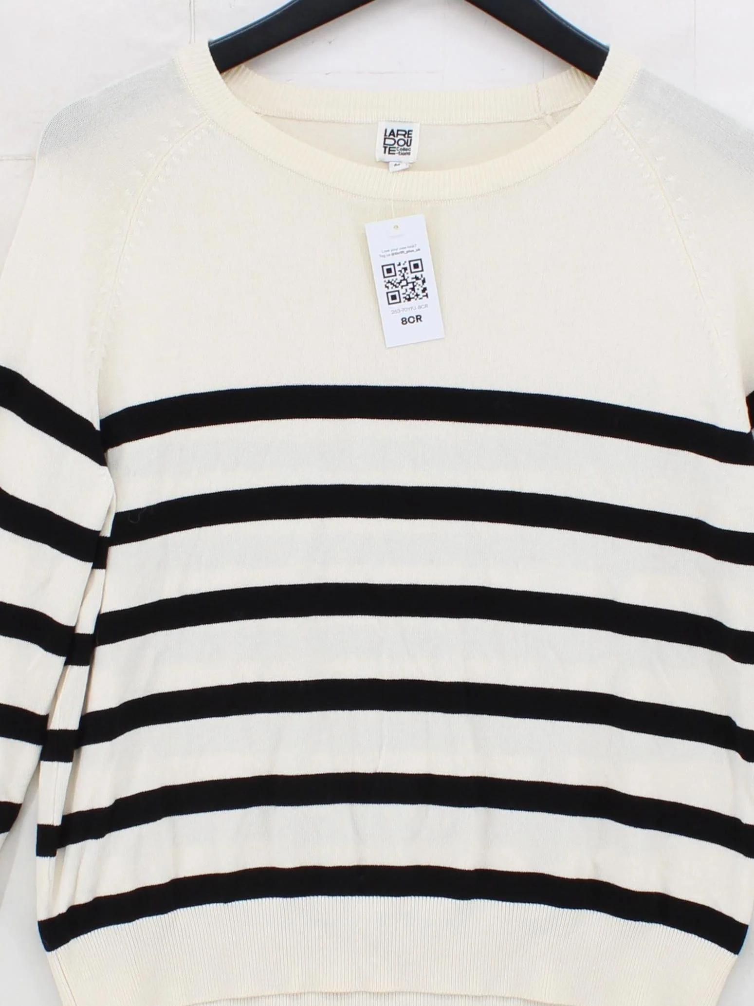 La Redoute Women's Jumper M White Viscose with Polyamide Pullover - Image 3