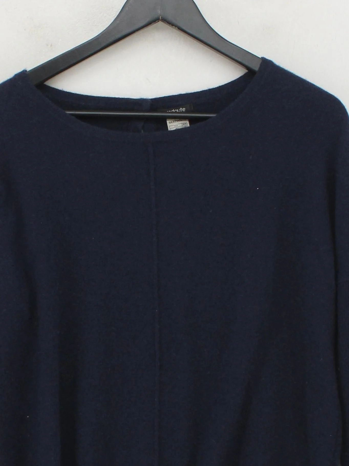La Redoute Women's Jumper UK 10 Blue 100% Cashmere Round Neck Pullover - Image 3