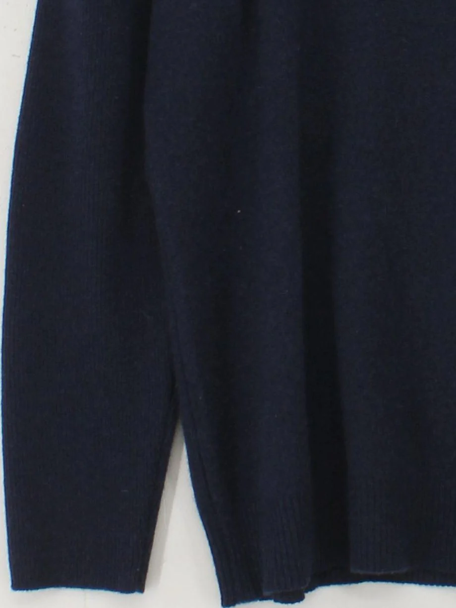 La Redoute Women's Jumper UK 10 Blue 100% Cashmere Round Neck Pullover - Image 4